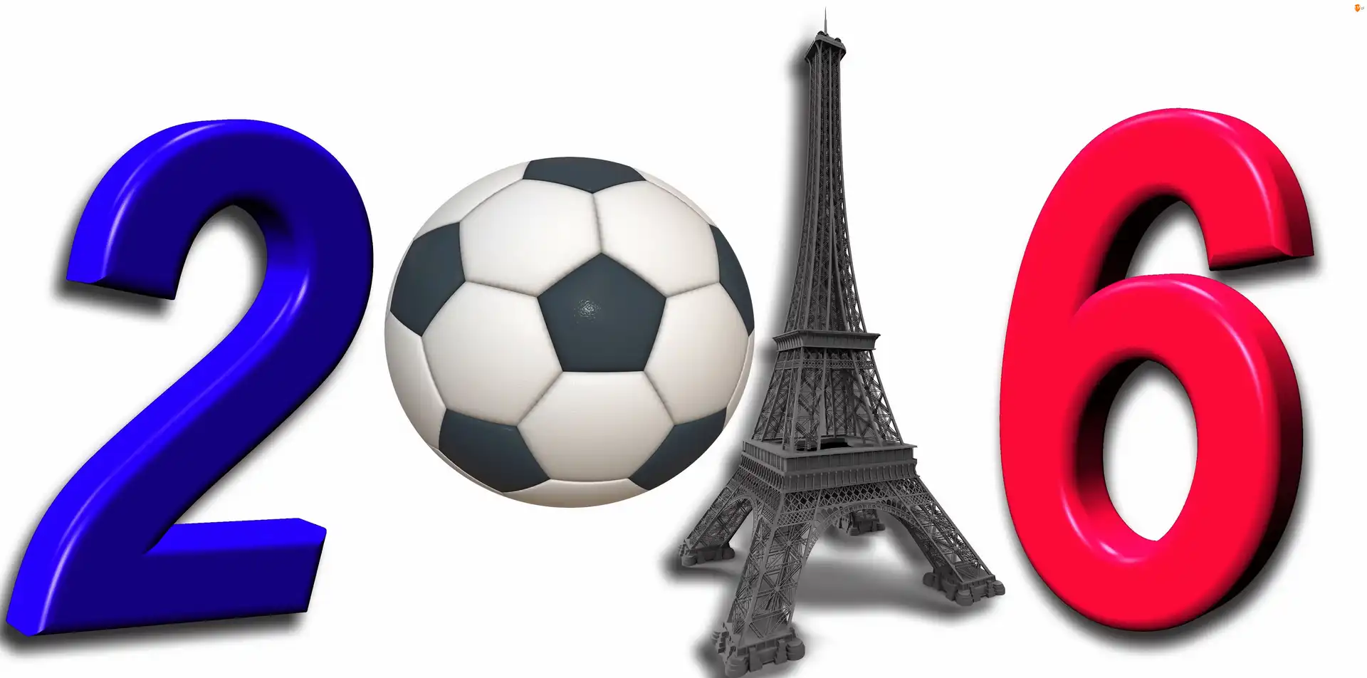 Eiffla, Euro 2016, Piłka, Wieża