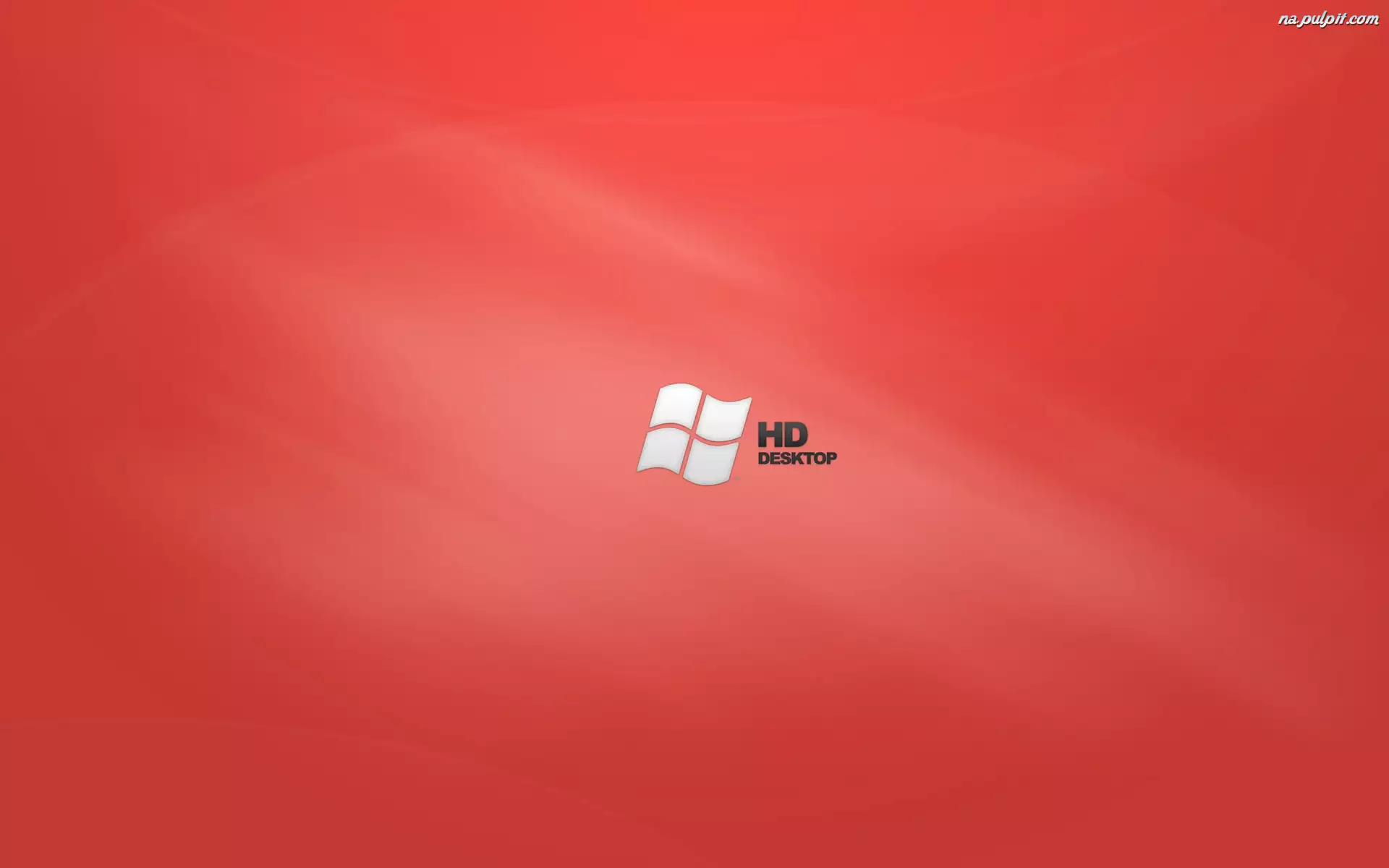 Czerwona, Windows, Tapeta, Logo