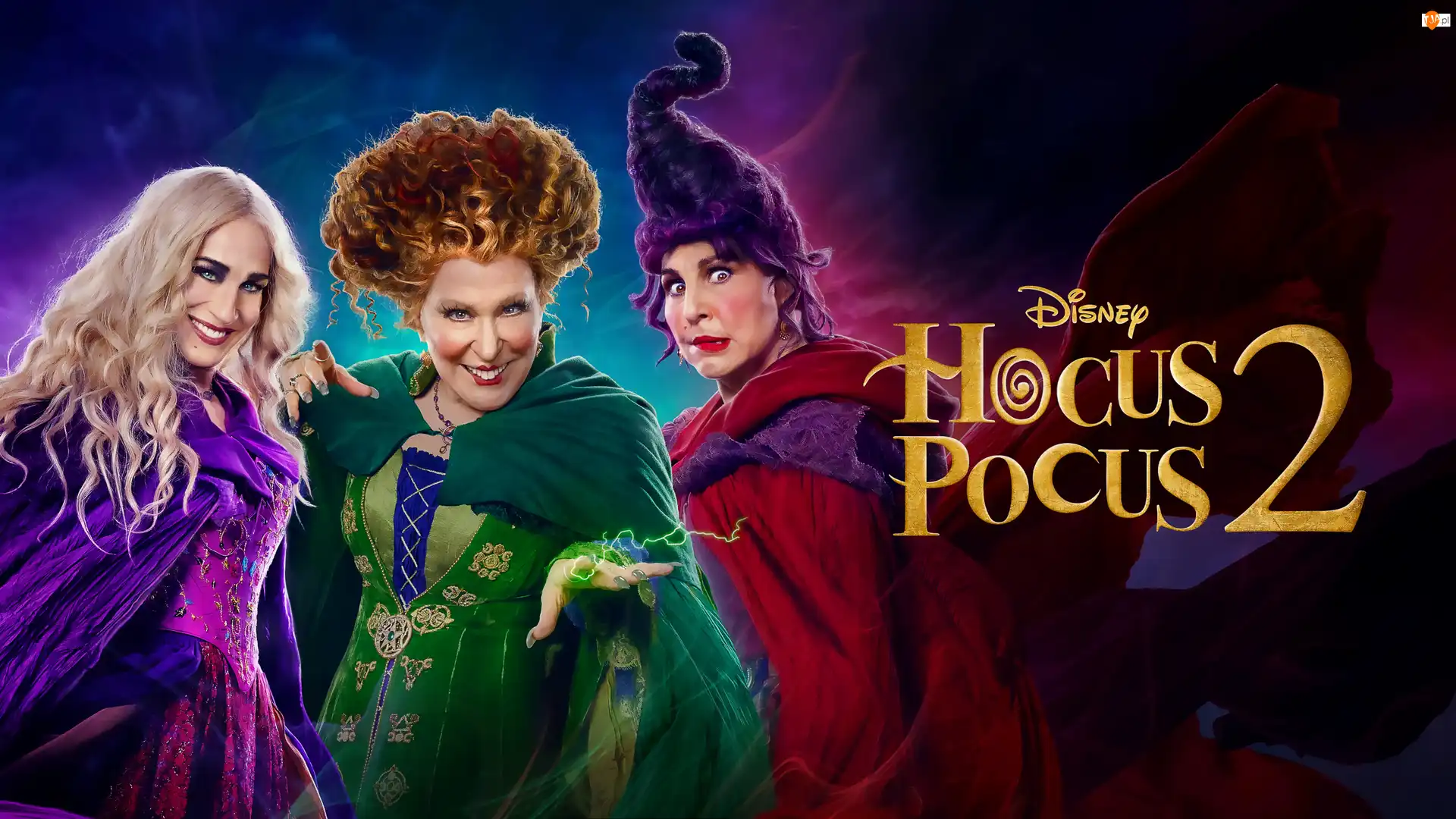 Kathy Najimy, Film, Sarah Jessica Parker, Czarownice, Hocus Pocus 2, Bette Midler, Plakat, Aktorki