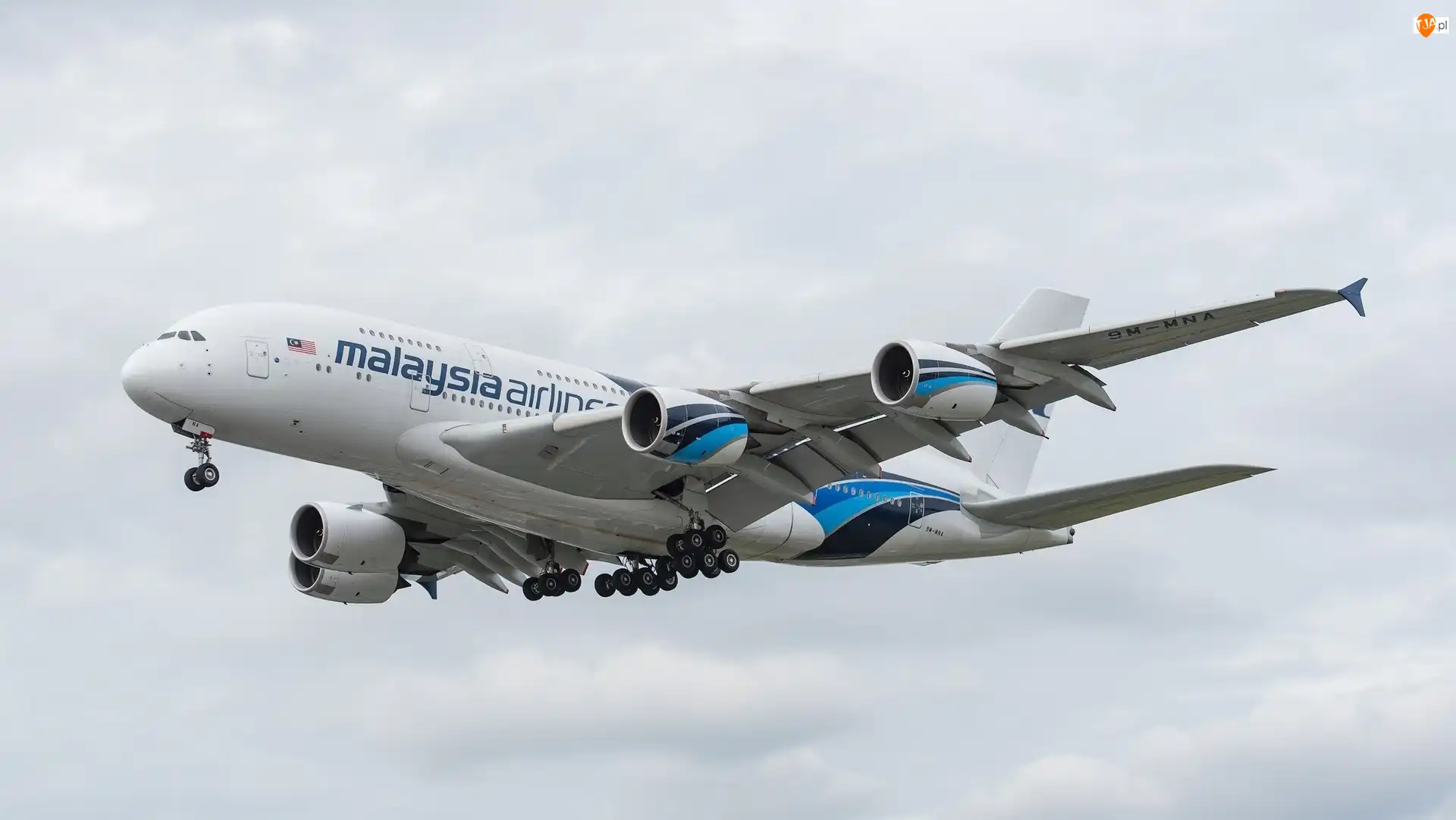 Malaysia Airlines, Samolot pasażerski, Airbus A380, Linie lotnicze