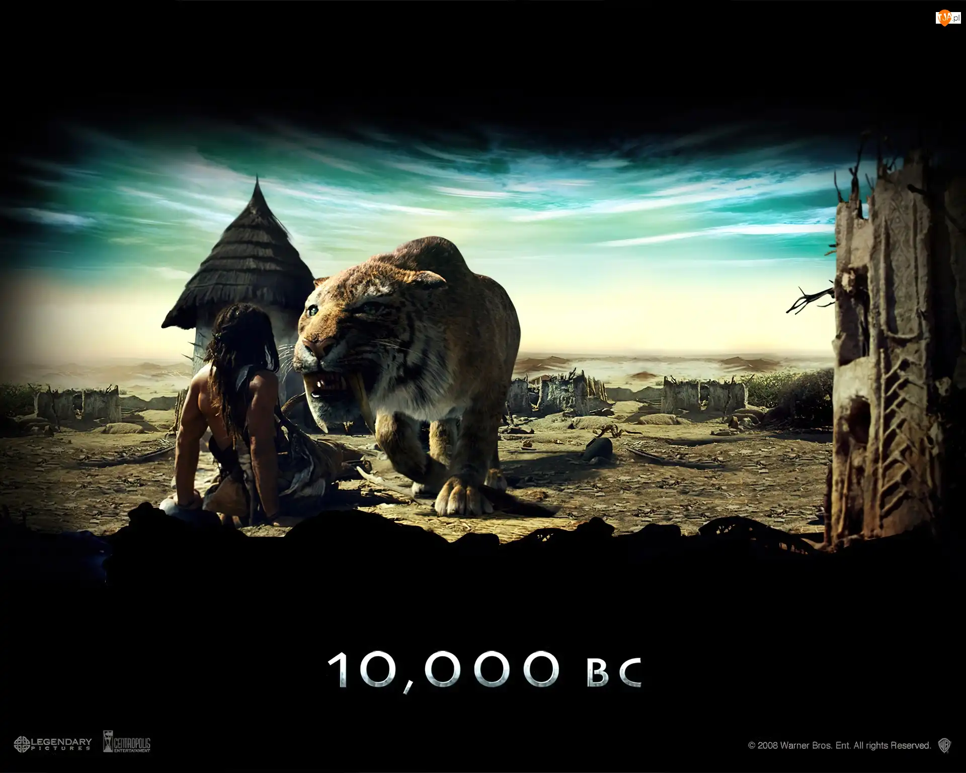 człowiek, 10000 Bc, tygrys