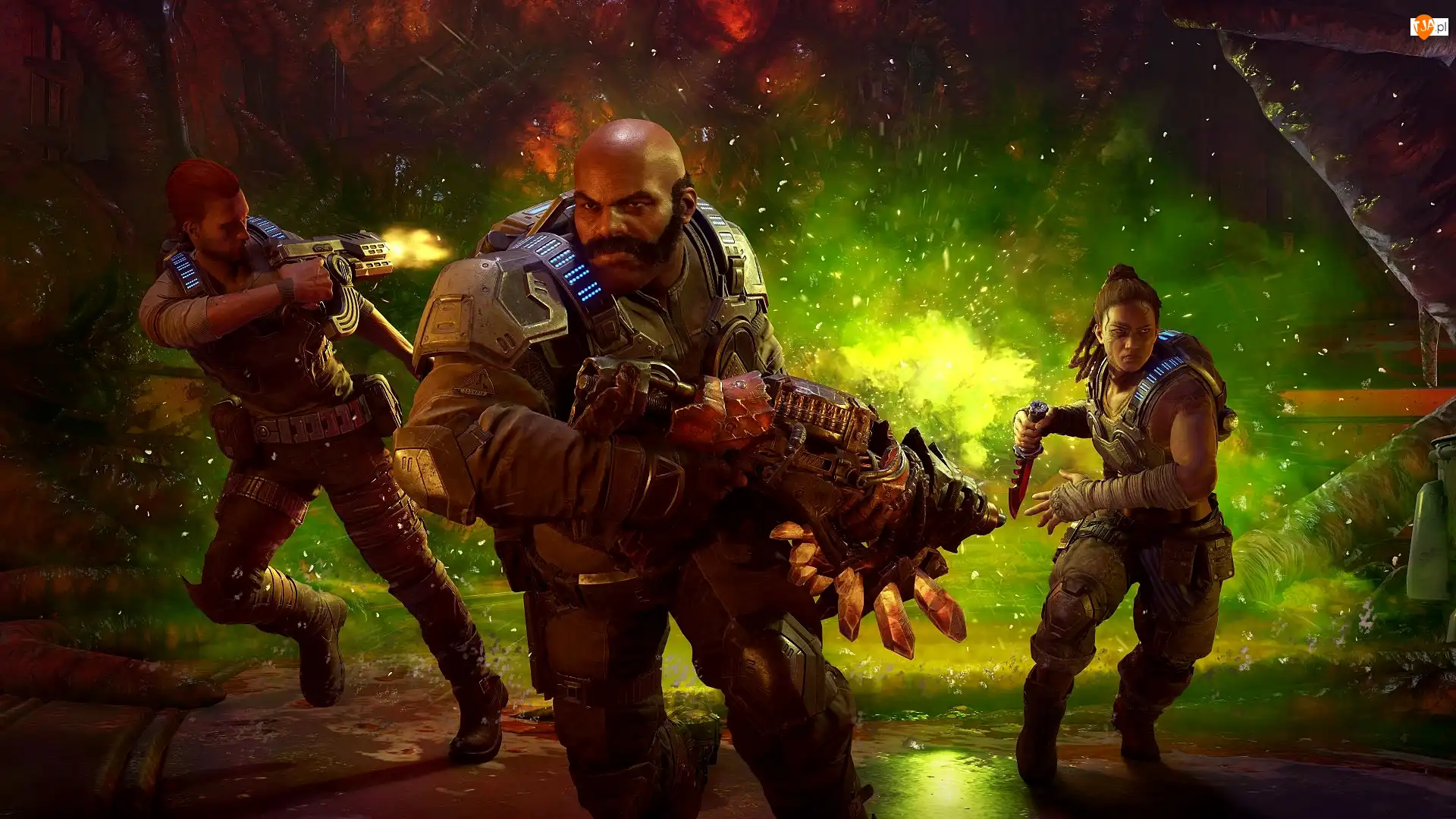 Walka, Gra, Gears of War 5, Postacie