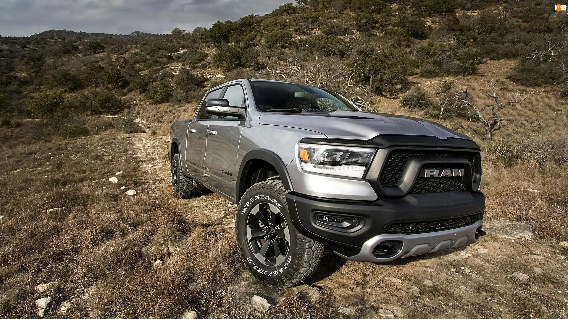 2019, Srebrny, Dodge Ram 1500, Rebel