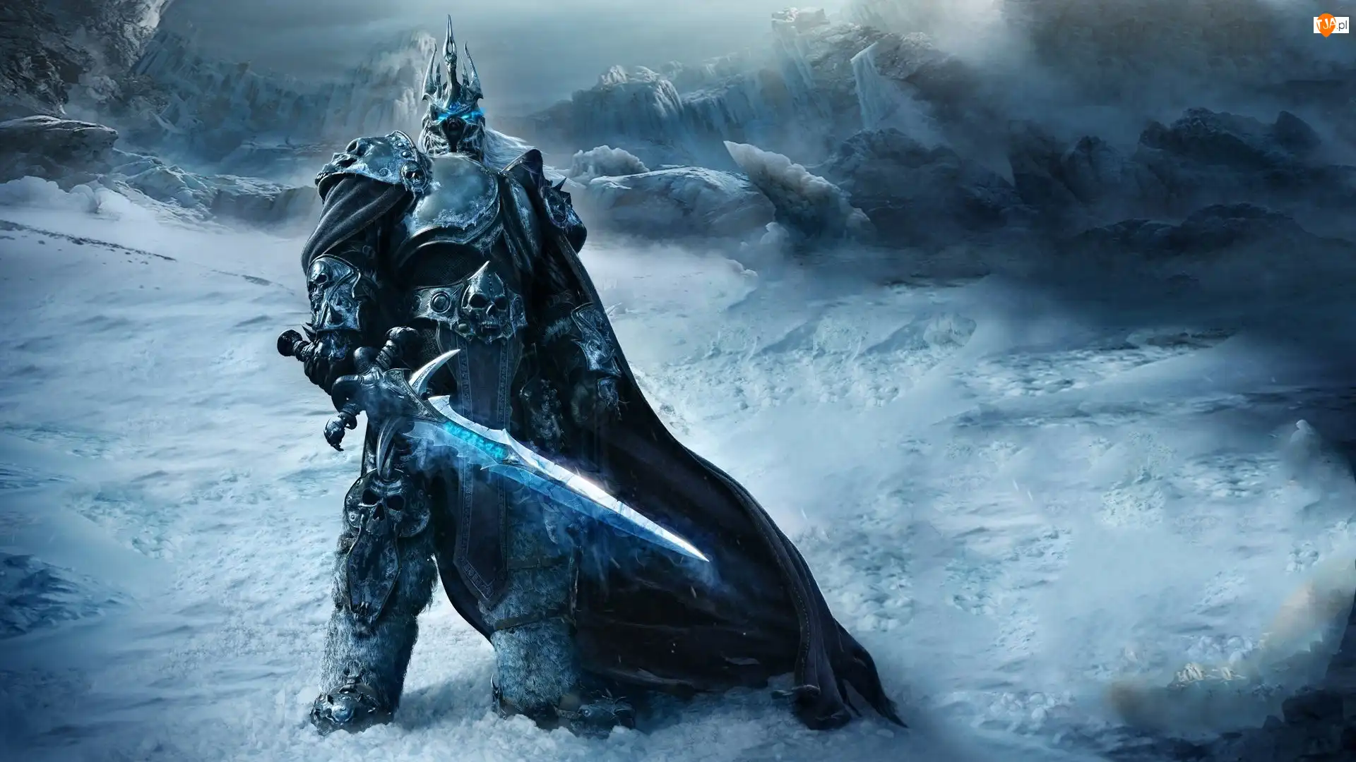 World of Warcraft Wrath of the Lich King, Gra, Arthas, Miecz, Postać, Król Lisz