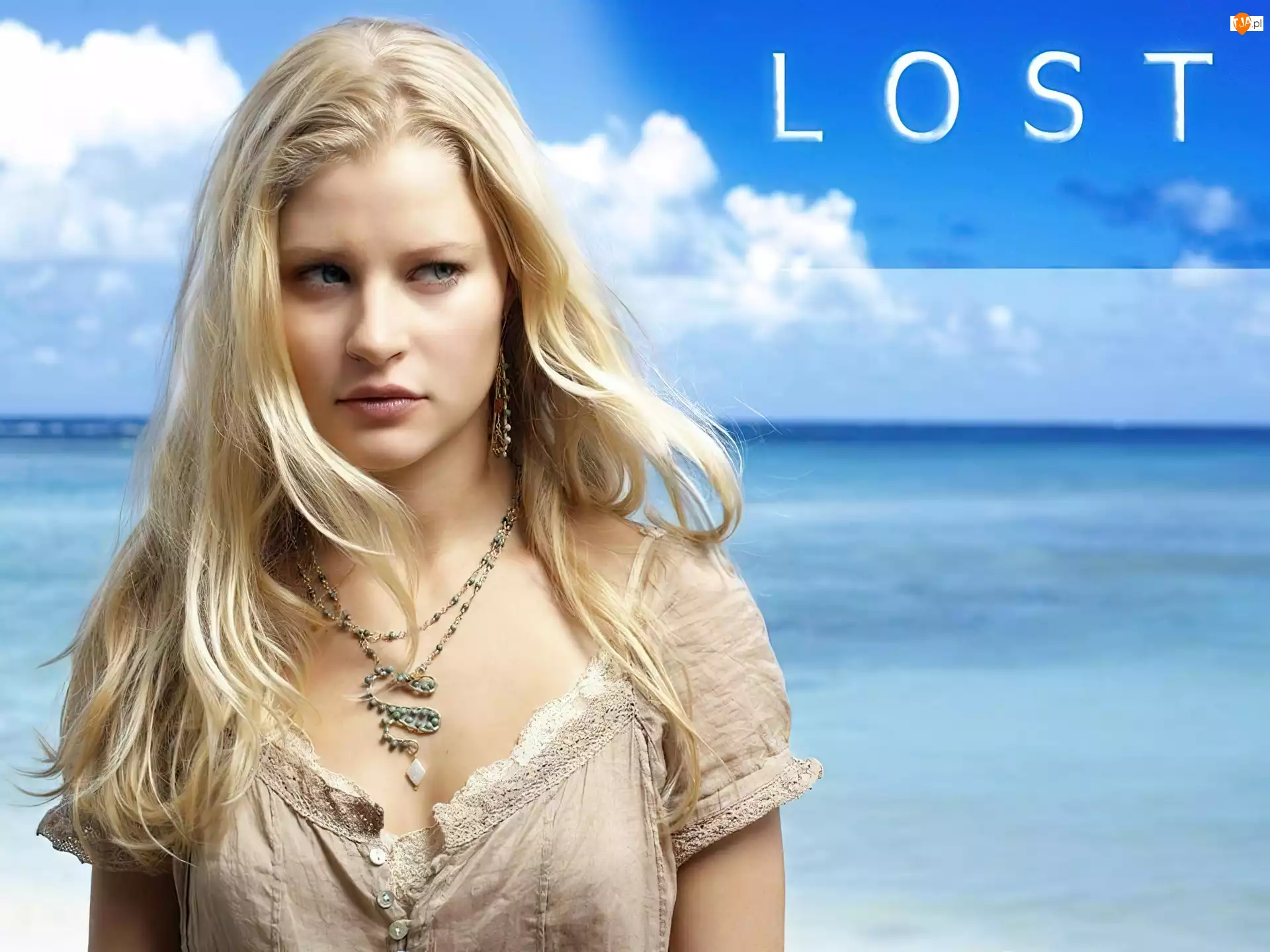 Lost, Serial, Emilie Ravin, ocean, Zagubieni, blondynka