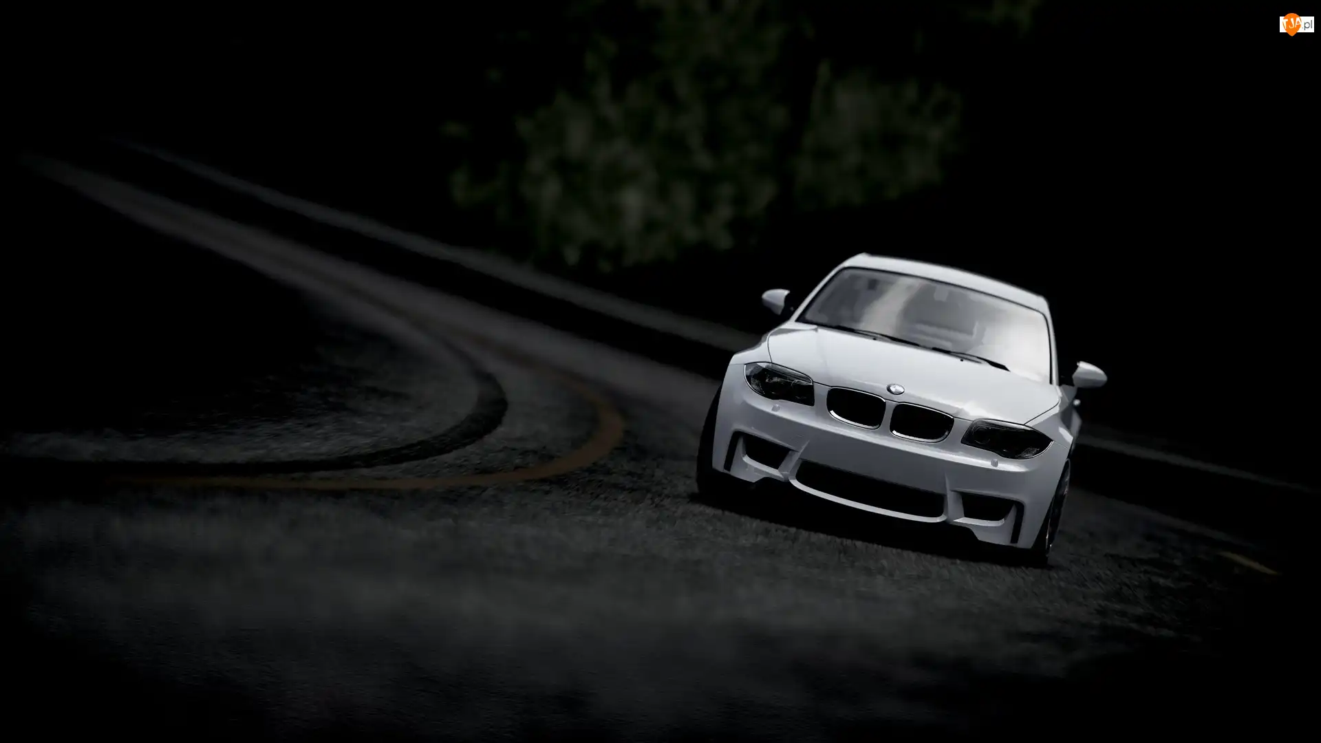 Zakręt, Białe, BMW M3 E46