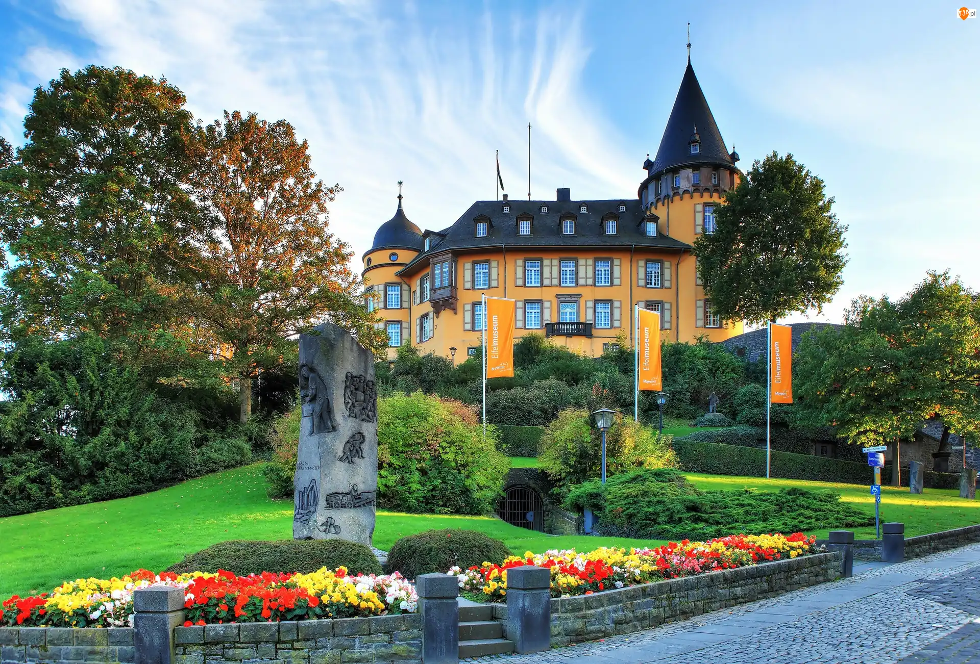 Park, Zamek, Genovevaburg