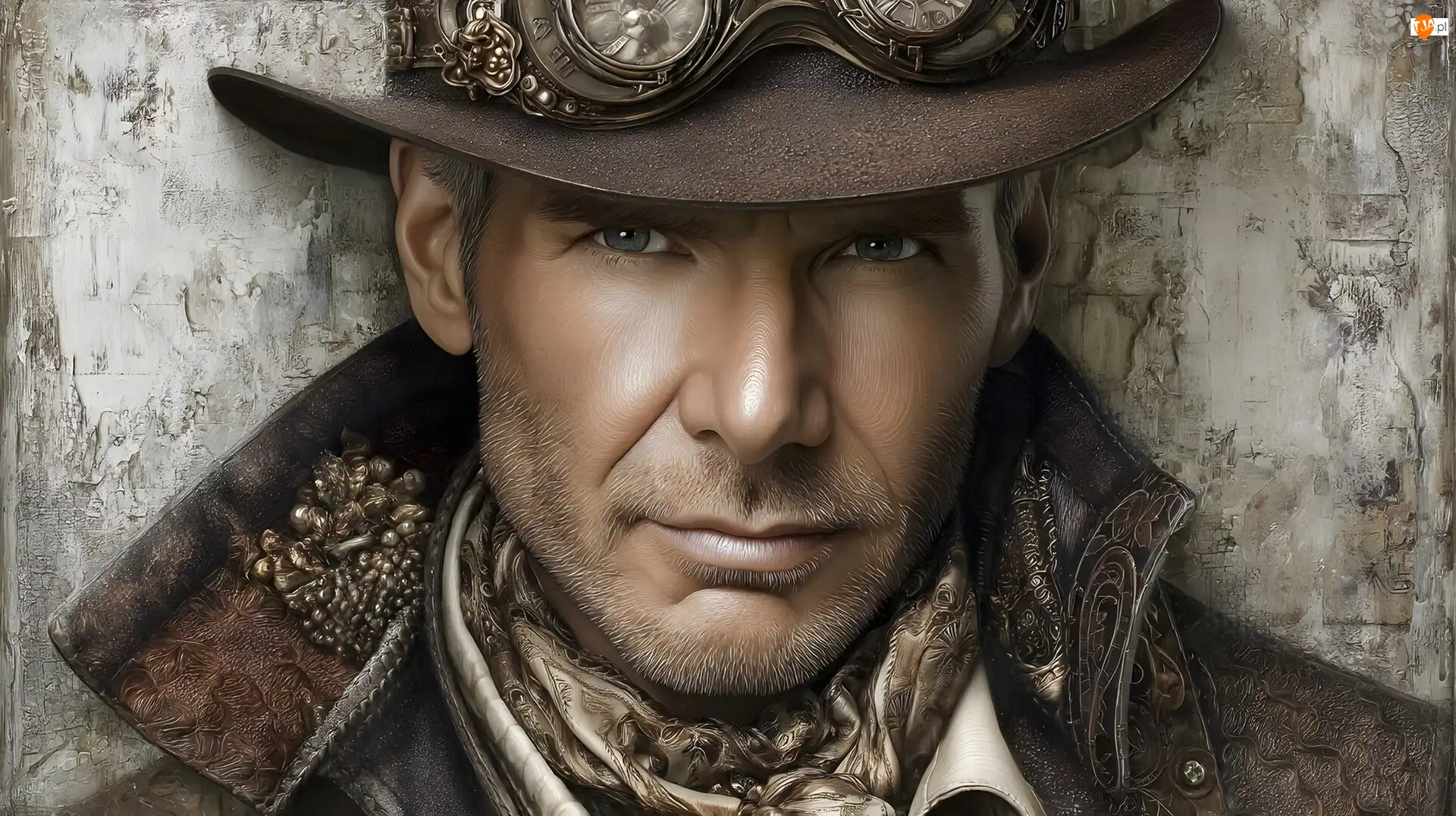 Aktor, Grafika AI, Indiana Jones, Harrison Ford, Film