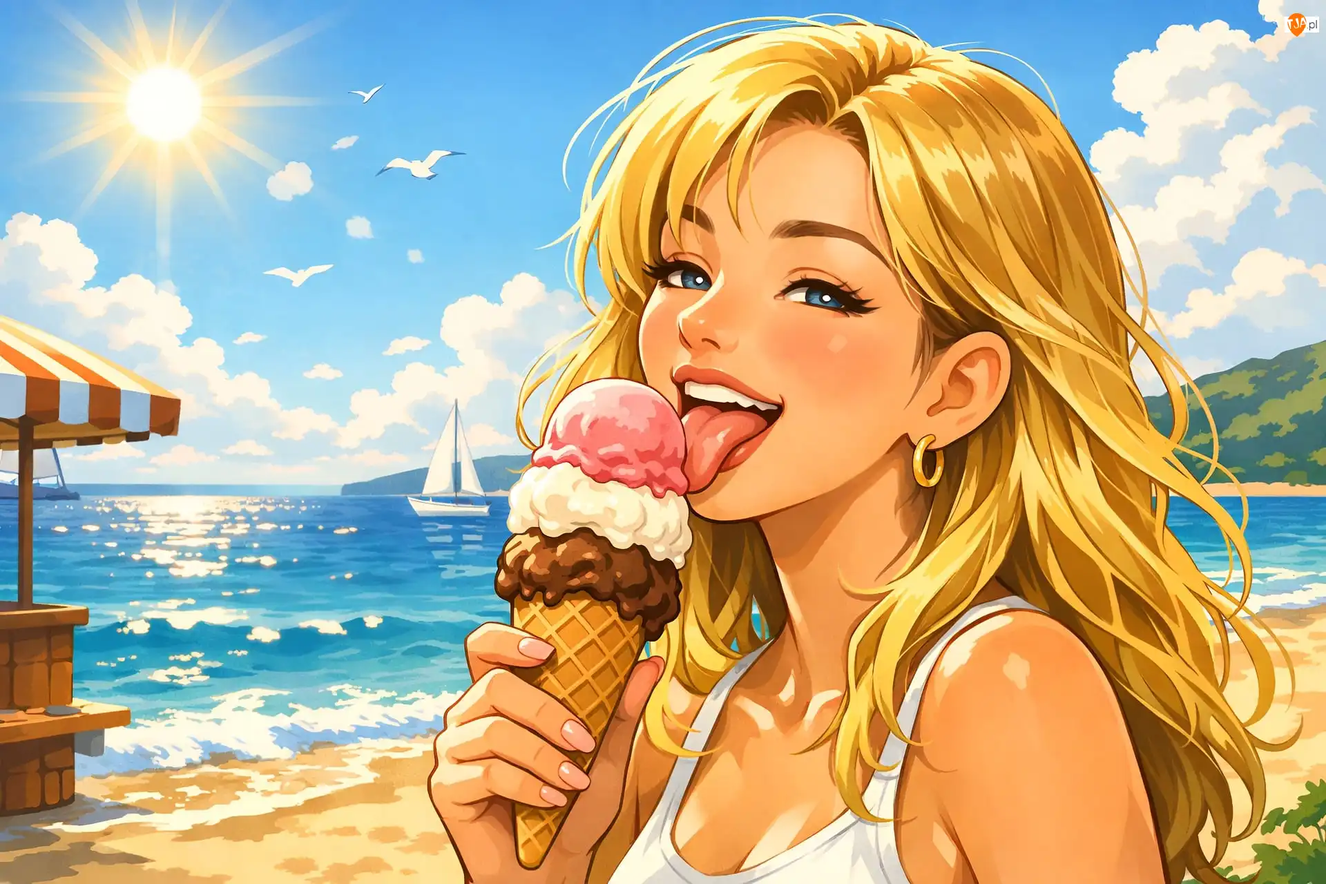 AI, Lody, Dziewczyna
