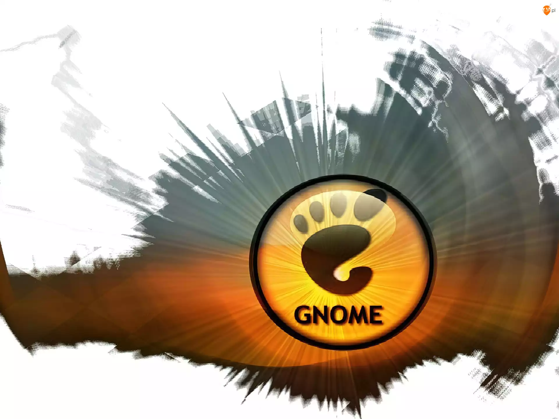 grafika, Gnome, oko, stopa