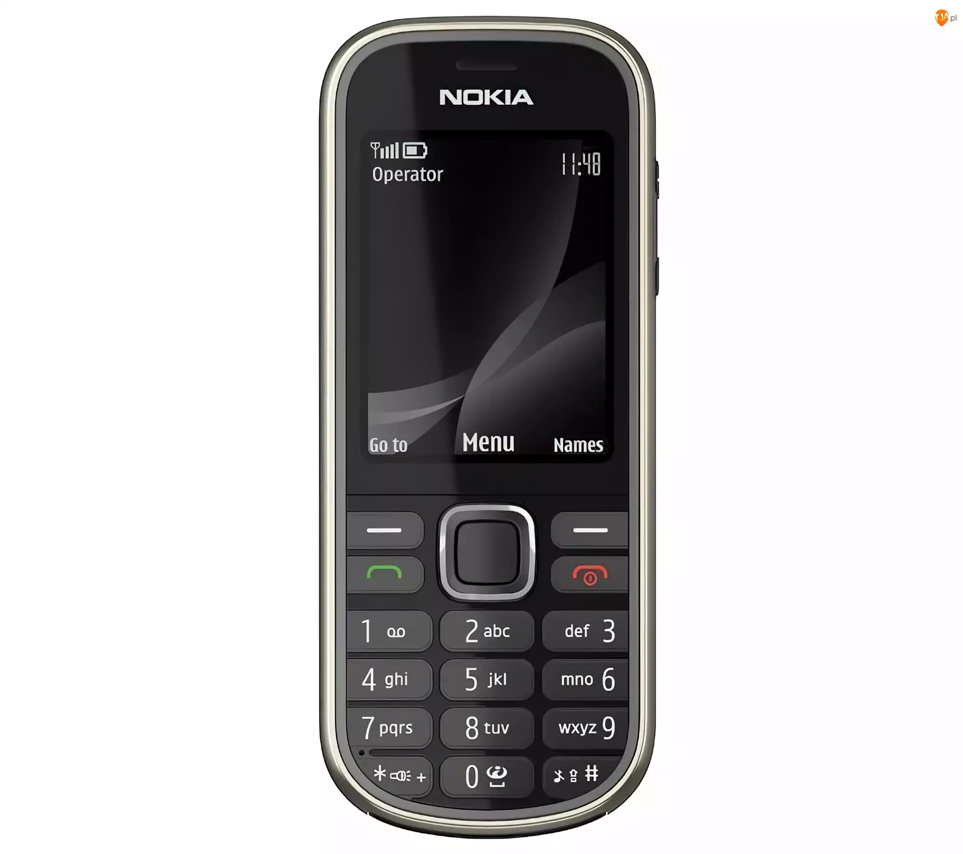 Obwód, Nokia 6303, Czarna, Srebrny