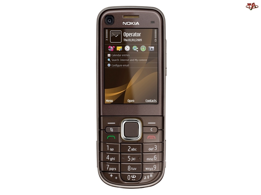 Przód, Nokia 6720, Brązowa