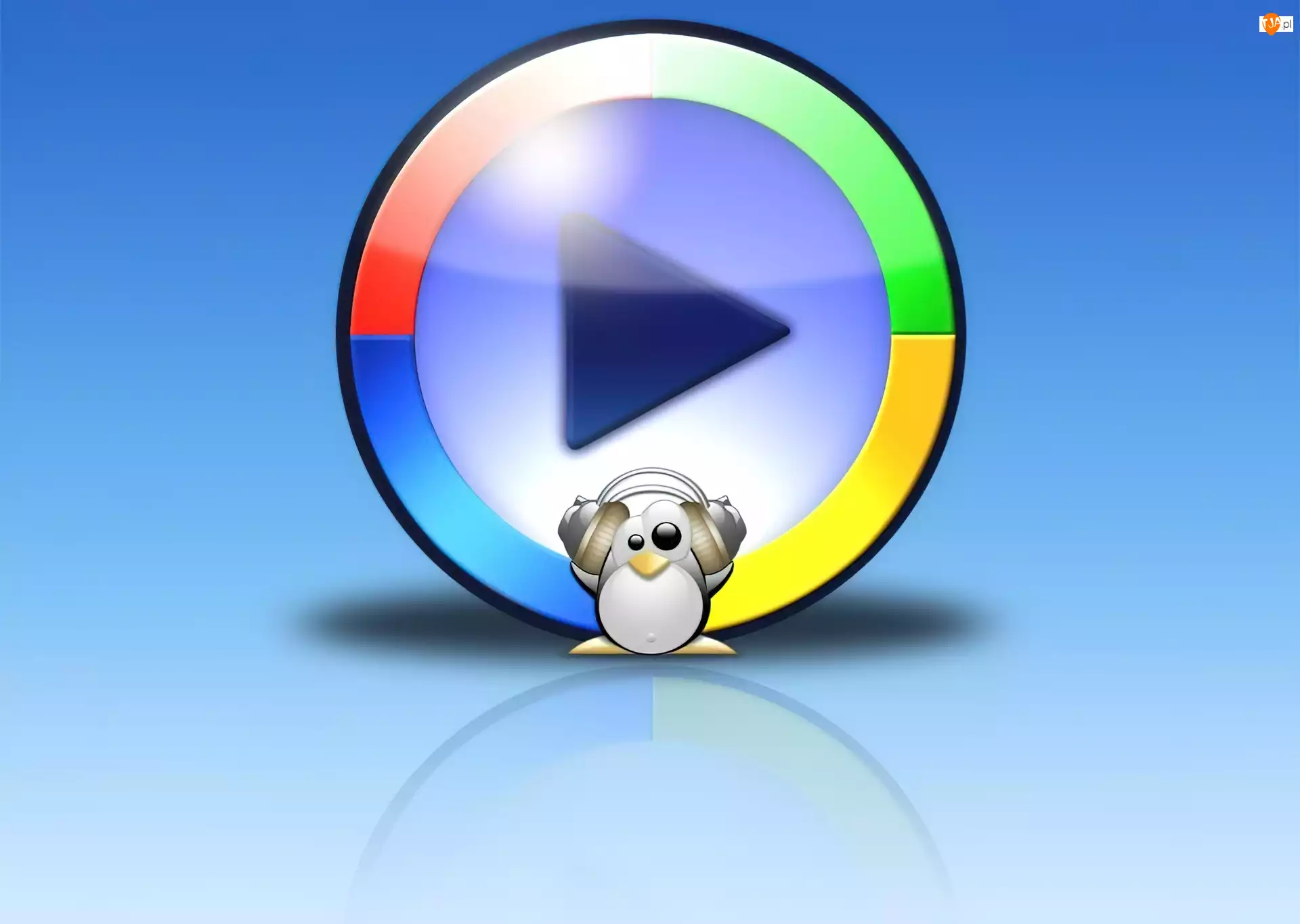 Pingwinek, Windows, Media Player