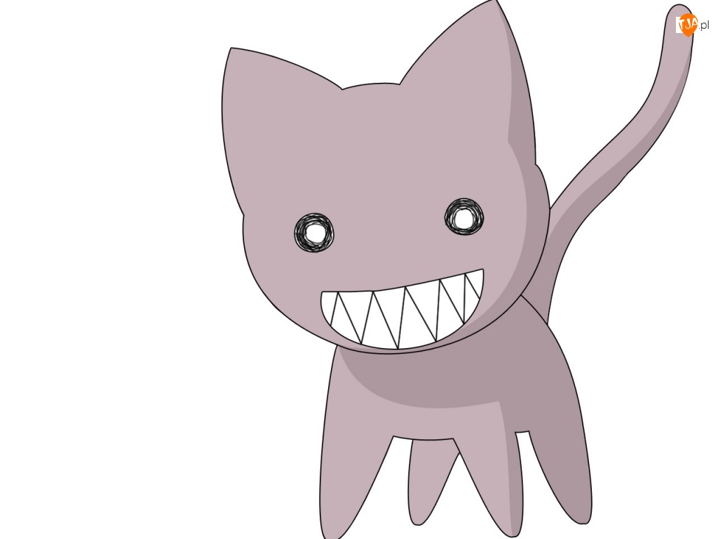 zęby, Azumanga Daioh, kot, oczy