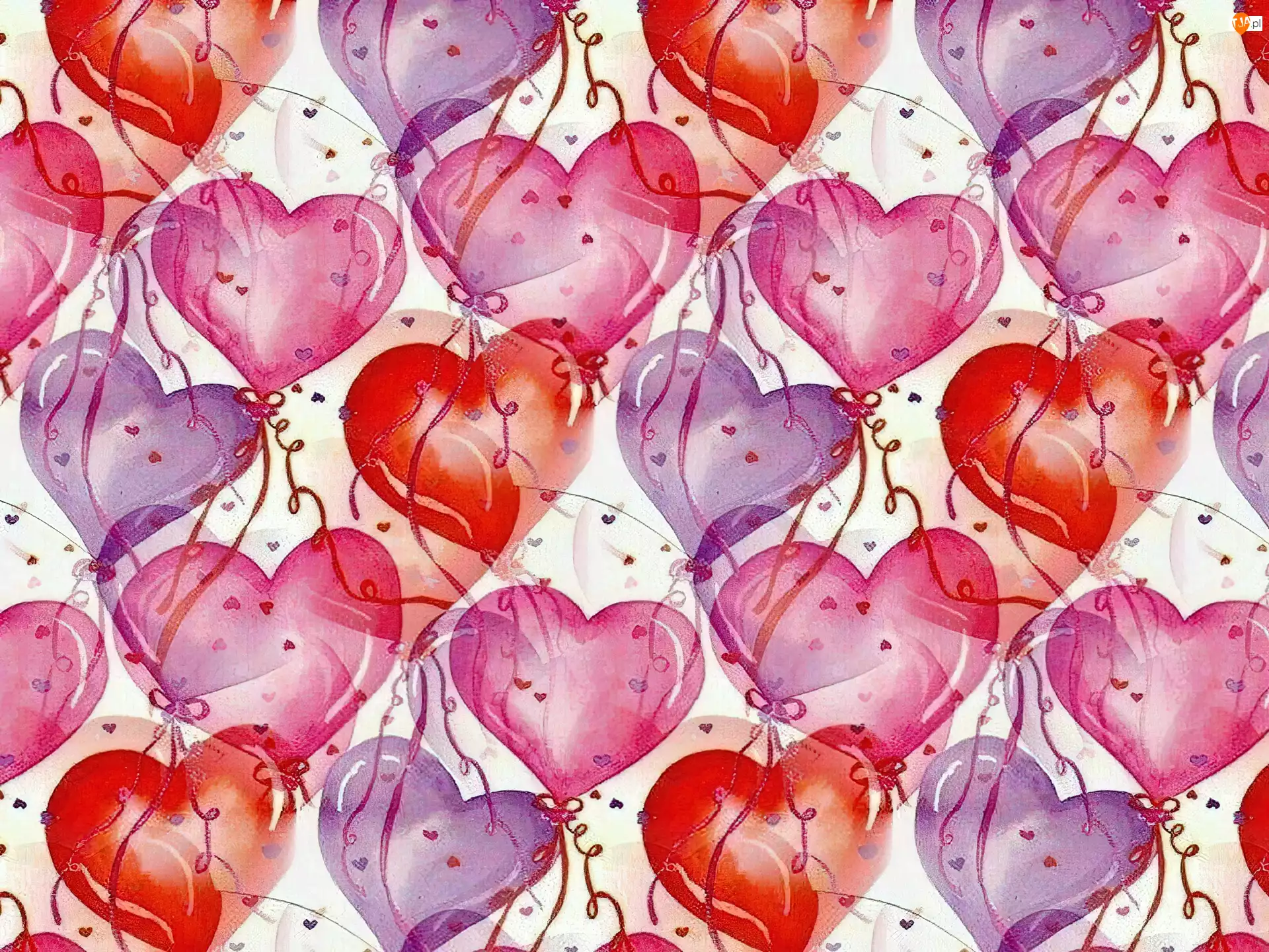serca, Walentynki, baloniki