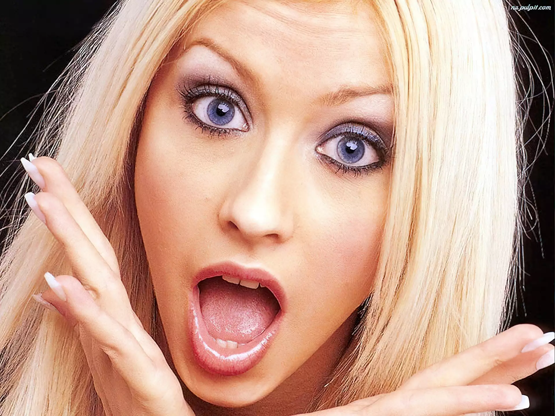 Christina Aguilera, twarz