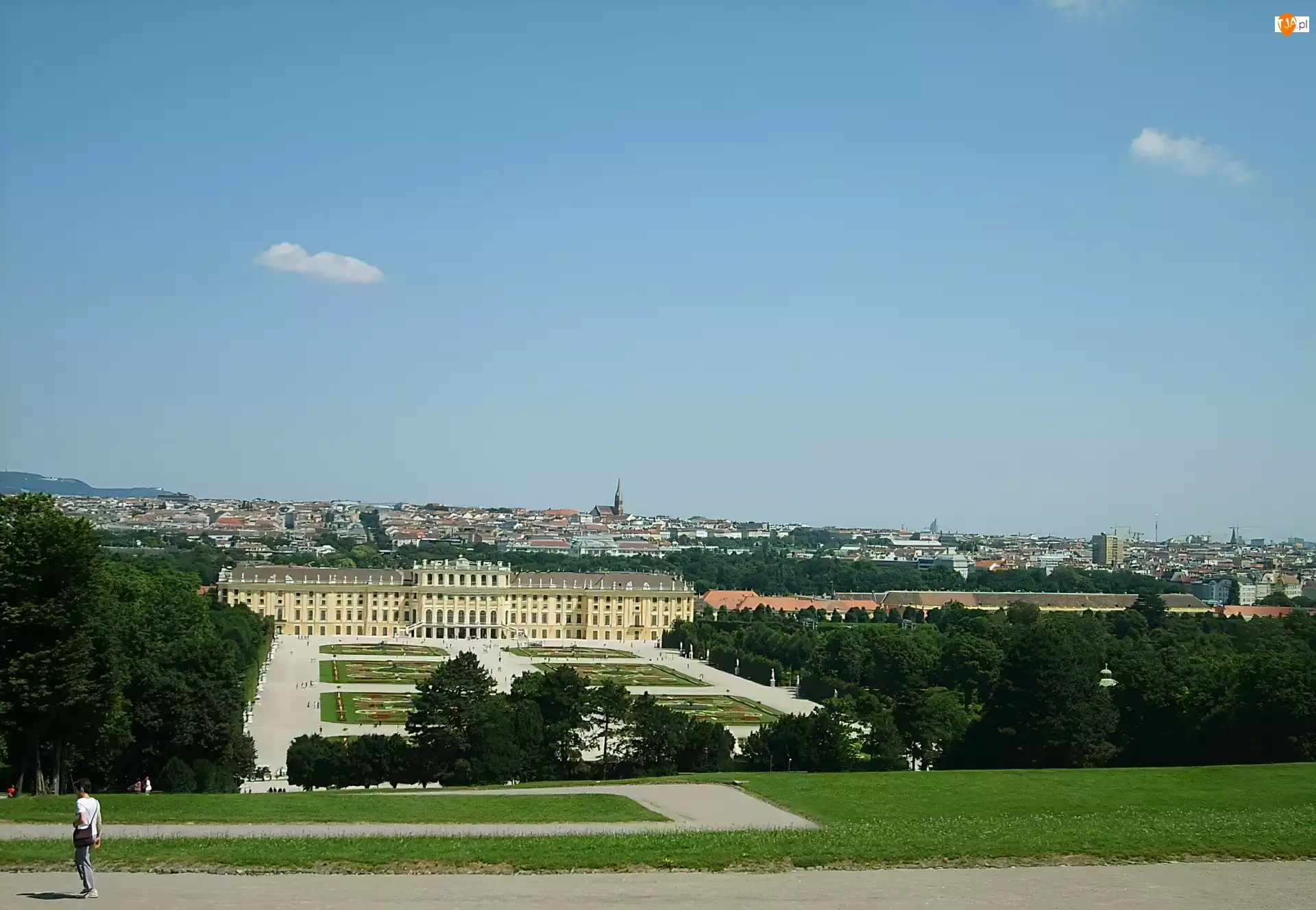 Panorama, Dworek, Wiednia, Park Schönbrunn