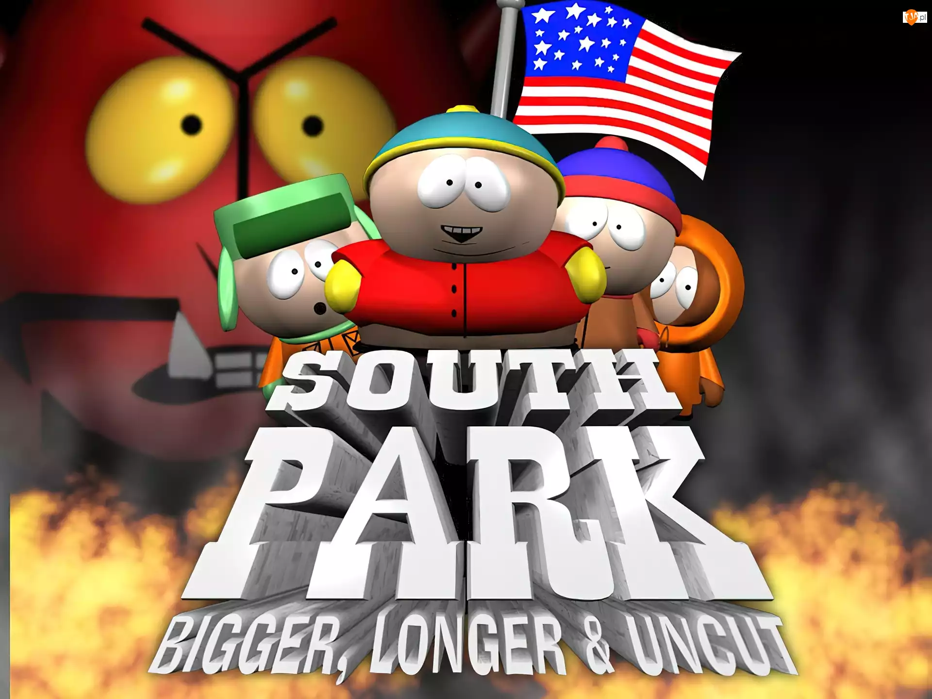 flaga, Miasteczko South Park, bohaterowie