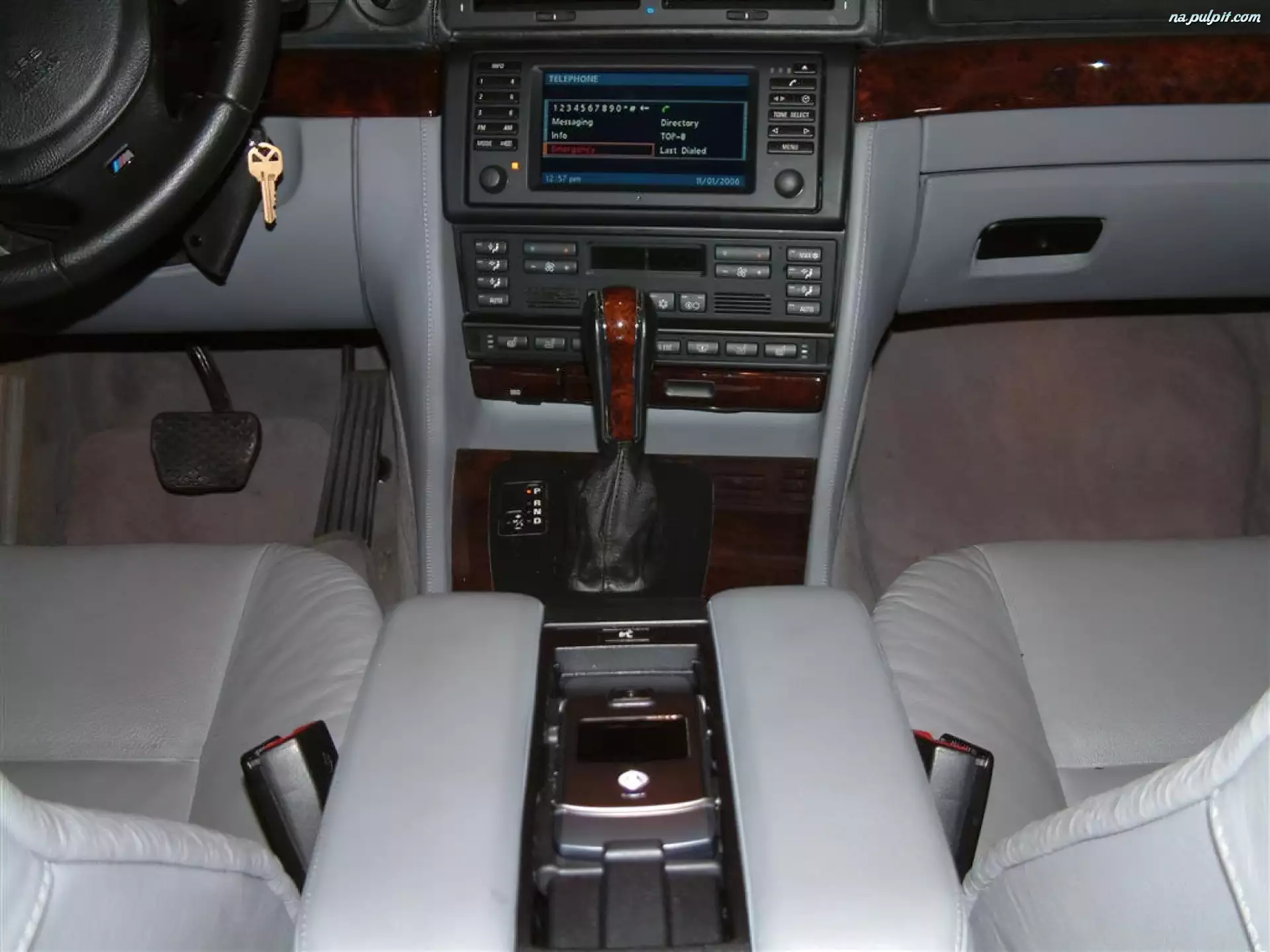 Dźwignia, Radio, E65, BMW 7, Panel