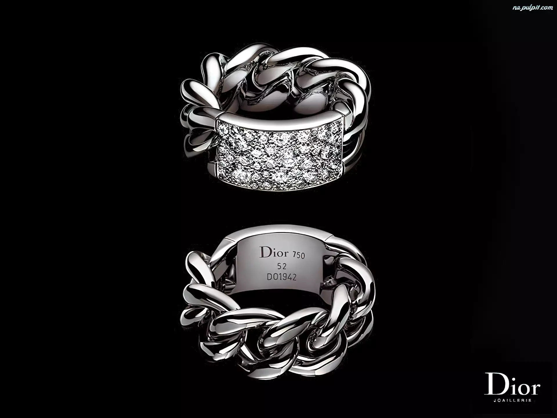 pierścionek, Dior, biżuteria