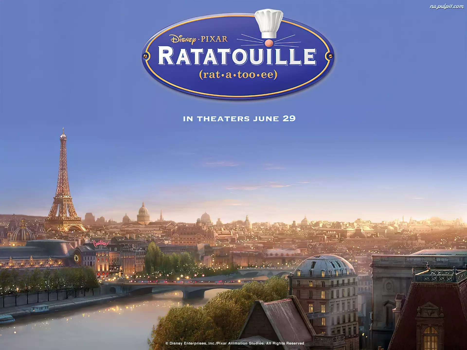 Wieża Eiffla, Paryż, Ratatuj, Ratatouille