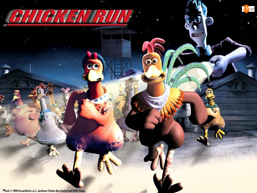 Chicken Run, kury, Uciekające kurczaki