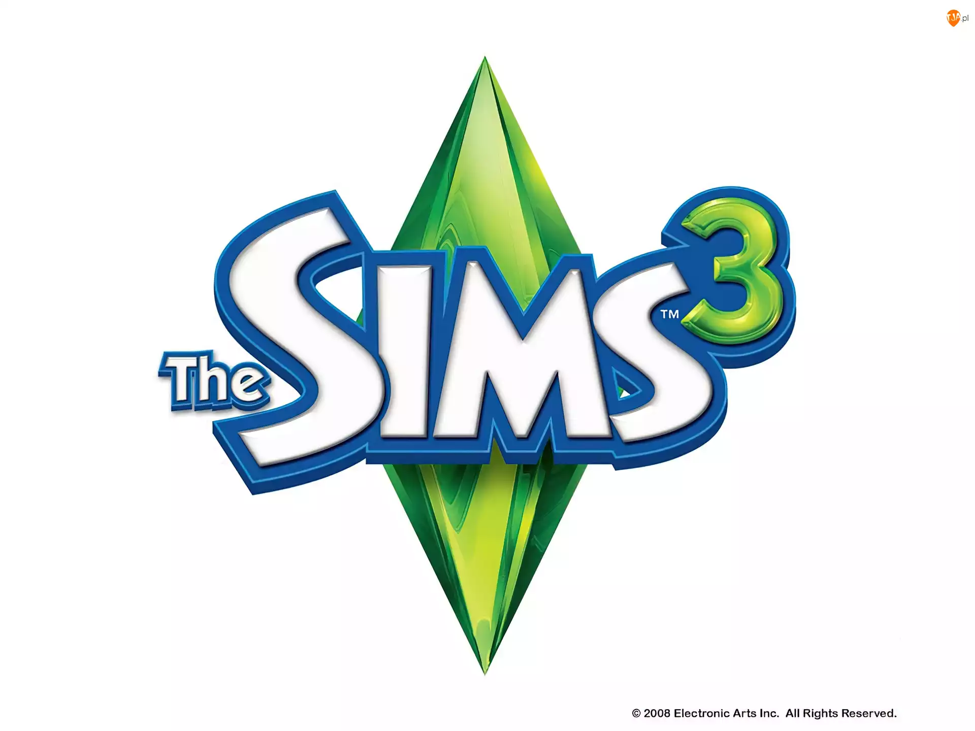 The Sims 3, Logo, Napis