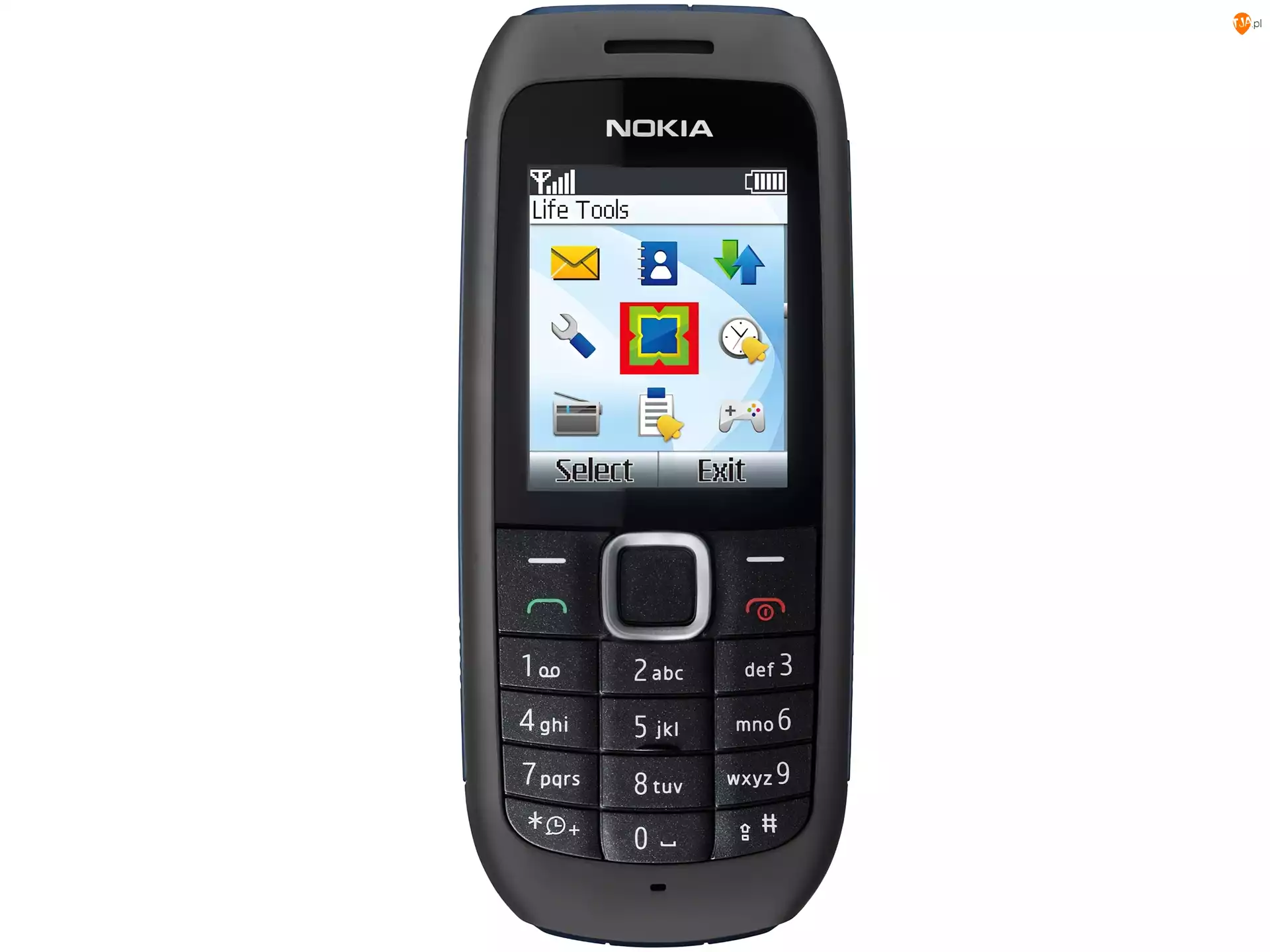 Menu, Nokia 1616, Czarna