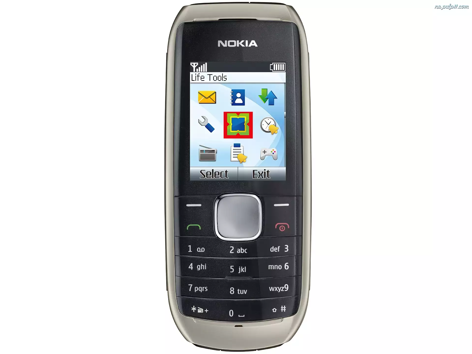 Czarna, Nokia 1800, Srebrna