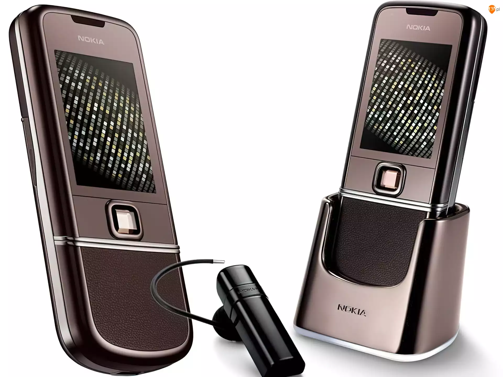 Bluetooth, Nokia 8800 Sirocco Edition, Srebrny, Baza