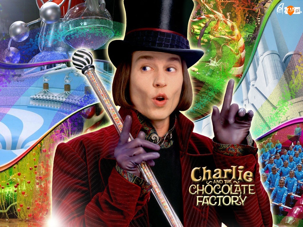 Charlie And The Chocolate Factory, bajka, Johnny Depp, cylinder