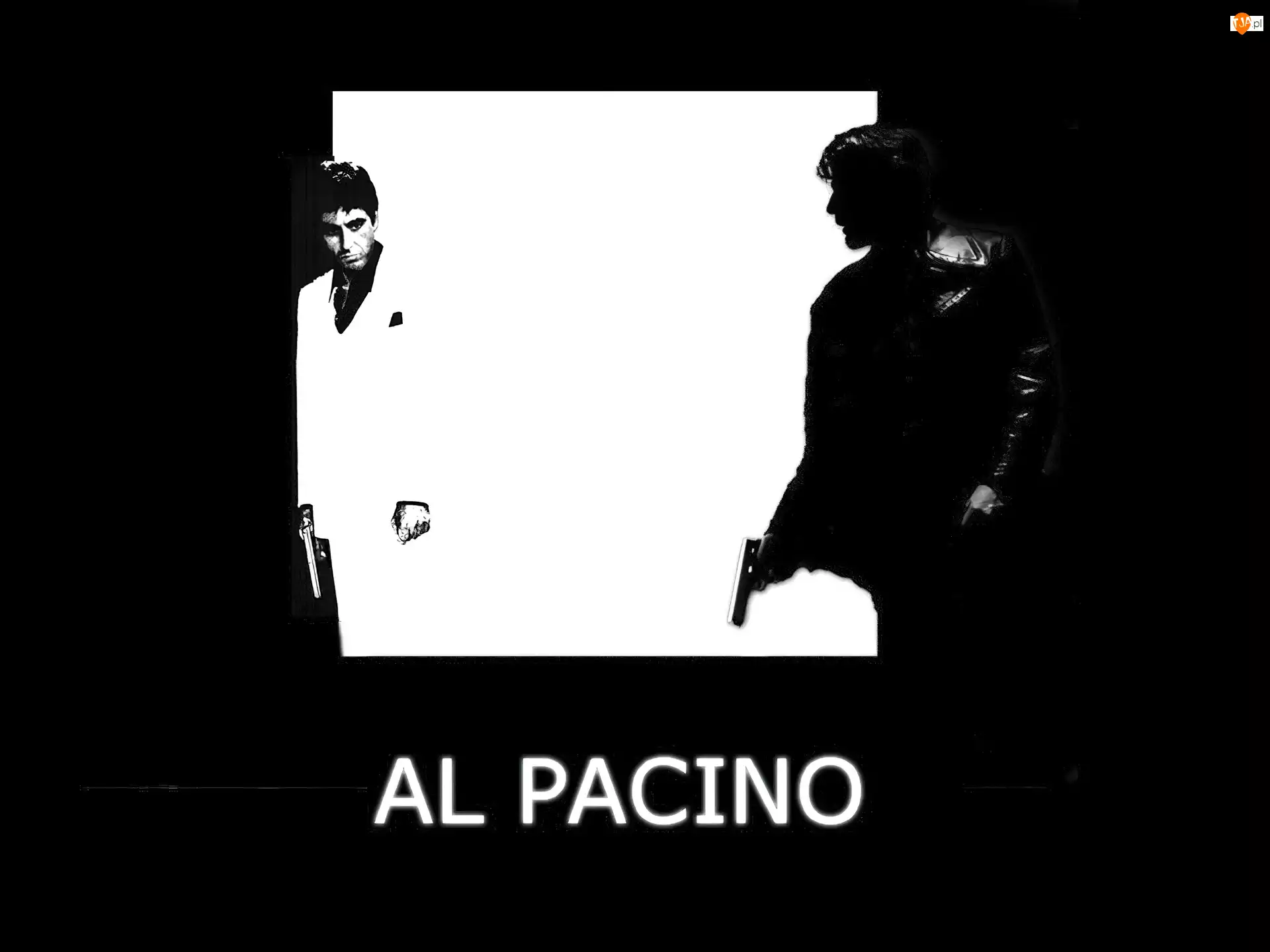 Aktor, Al Pacino, cień, pistolet