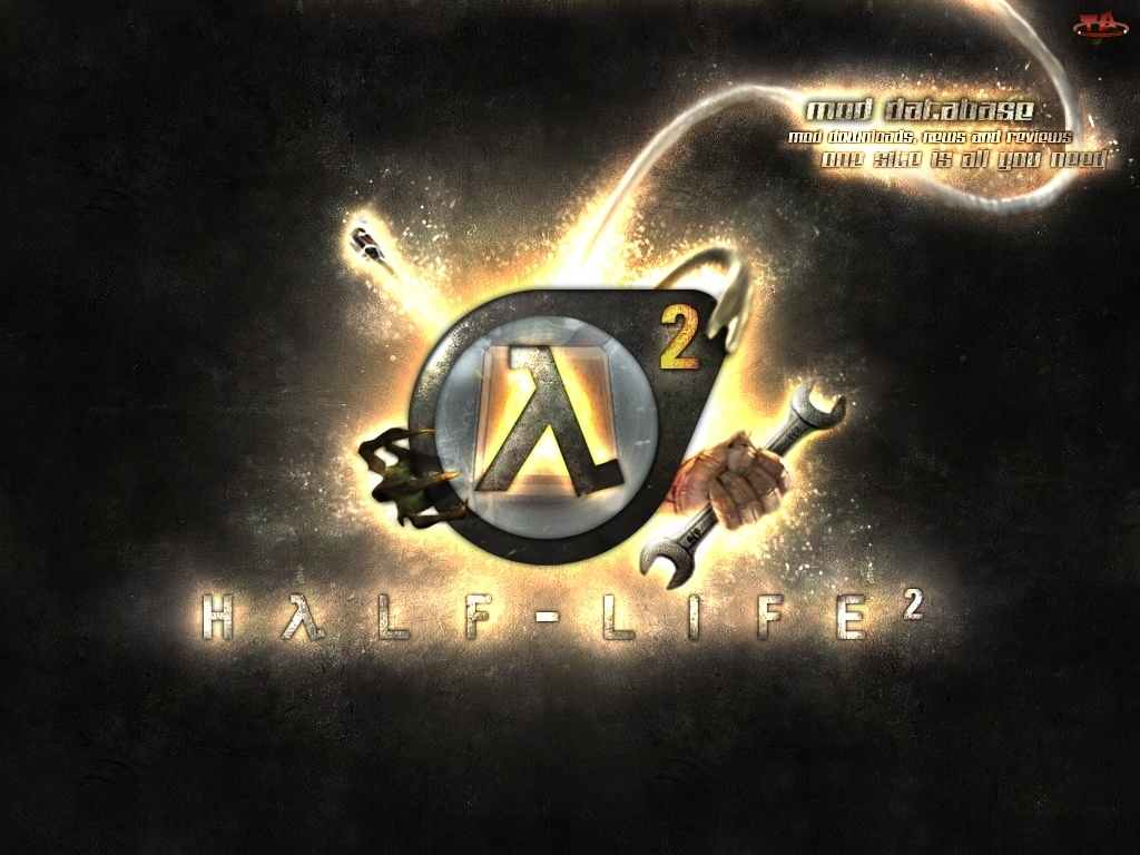 logo, Half Life 2, klucz, ręka