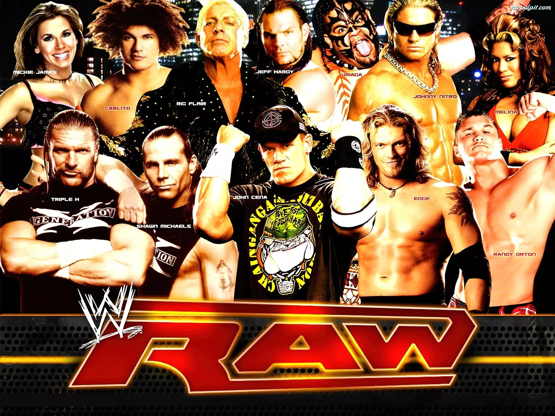 Zawodnicy, WWE, RAW