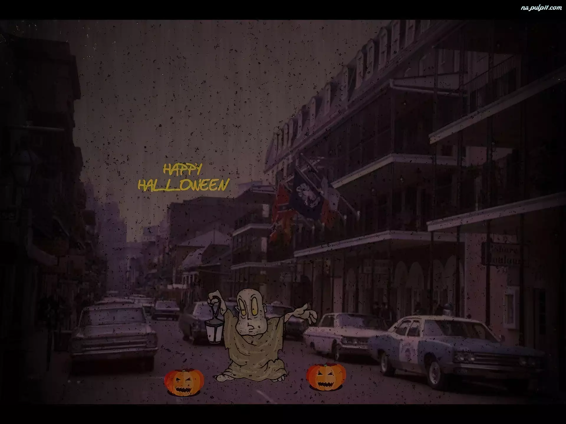 duch, Halloween, ulica