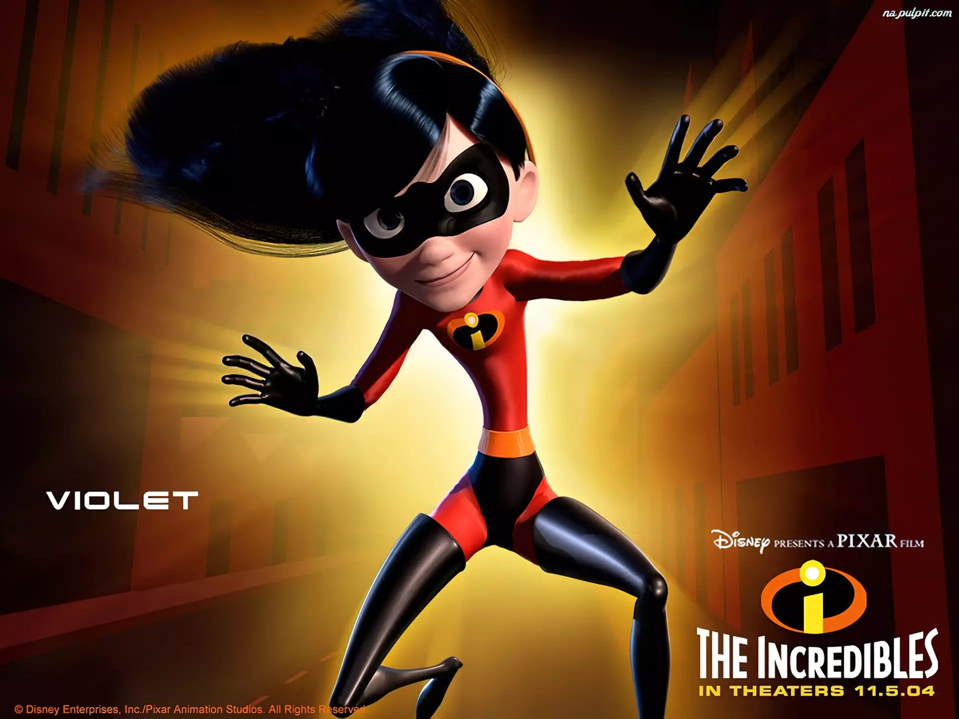 The Incredibles, Violet, Iniemamocni