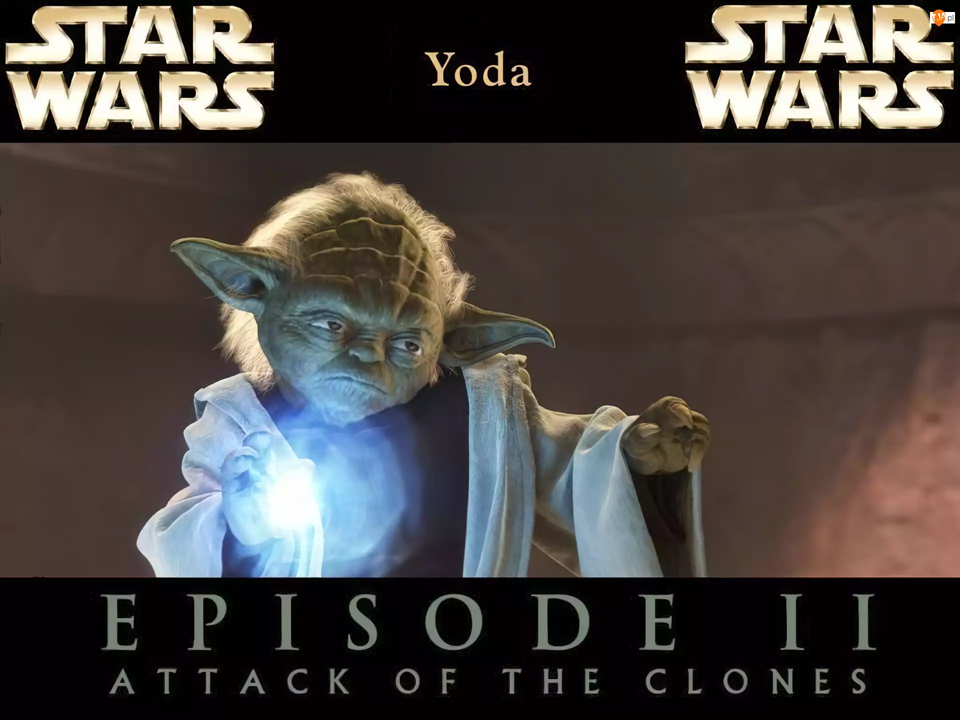 Star Wars, napis, Yoda, czary