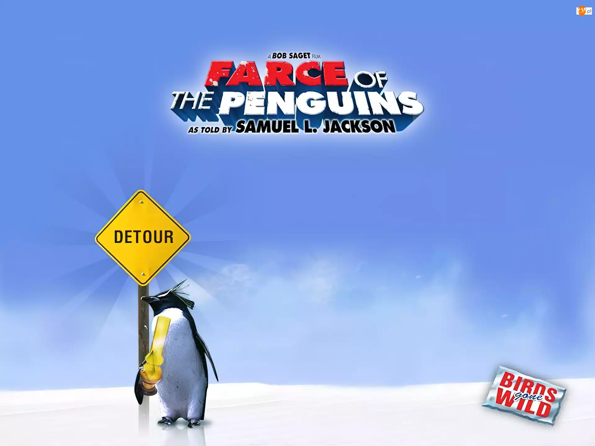 drogowy, pingwin, Farce Of The Penguins, znak