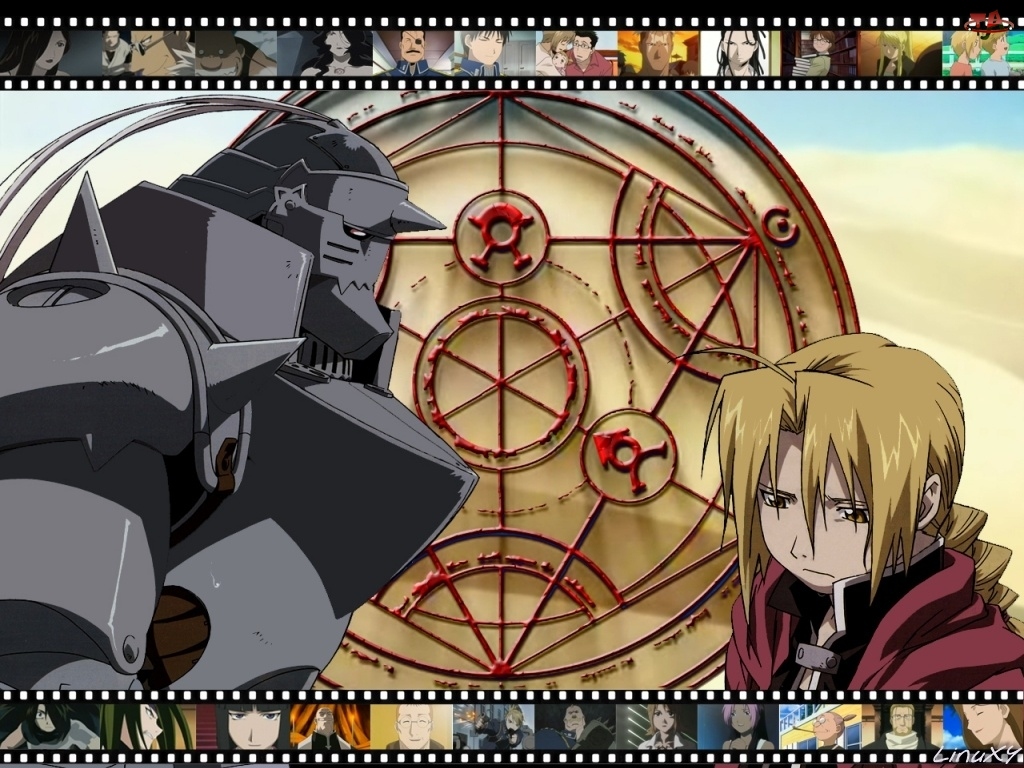 Full Metal Alchemist, slajd, robot, człowiek