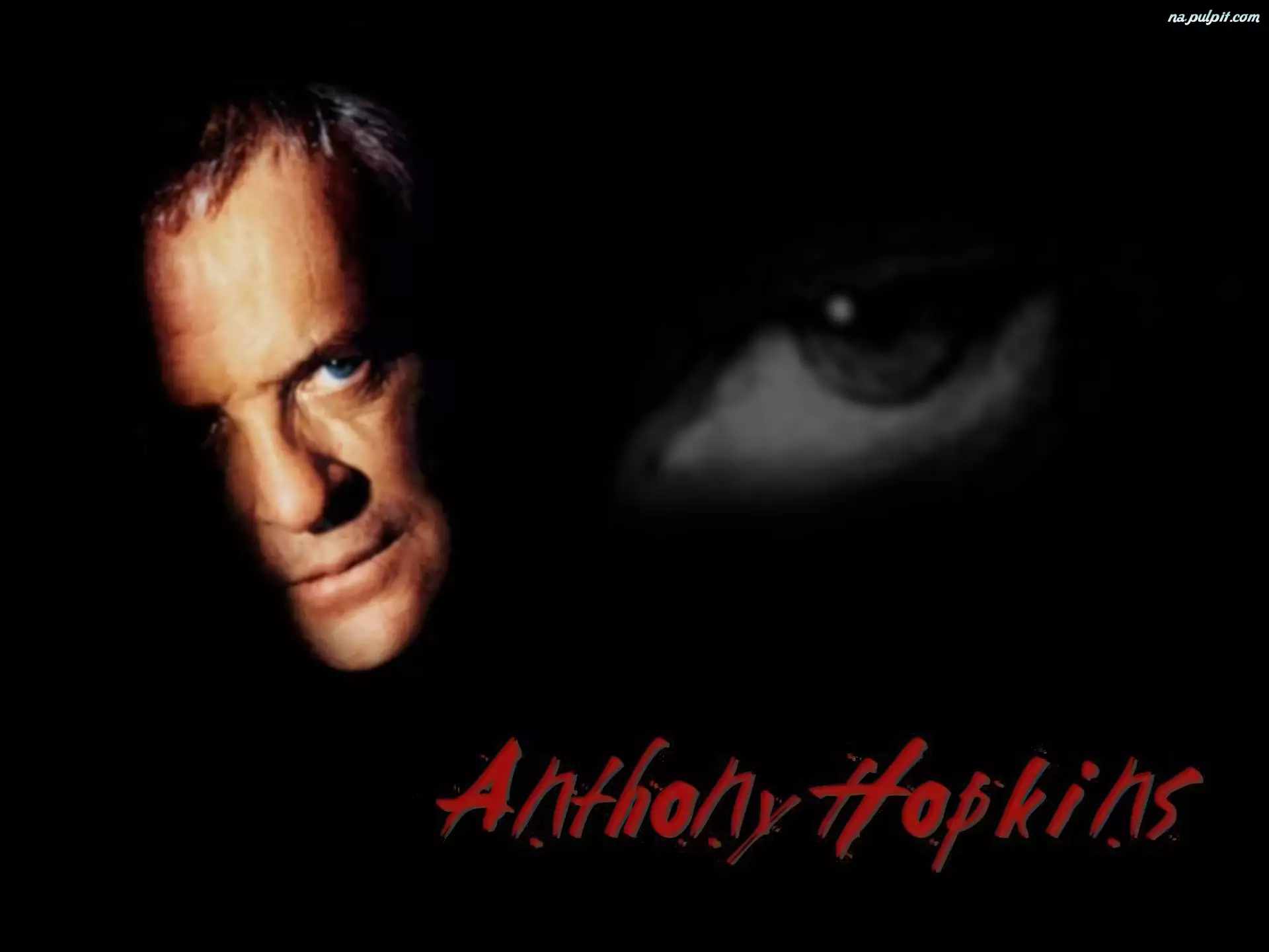 oko, Anthony Hopkins, twarz