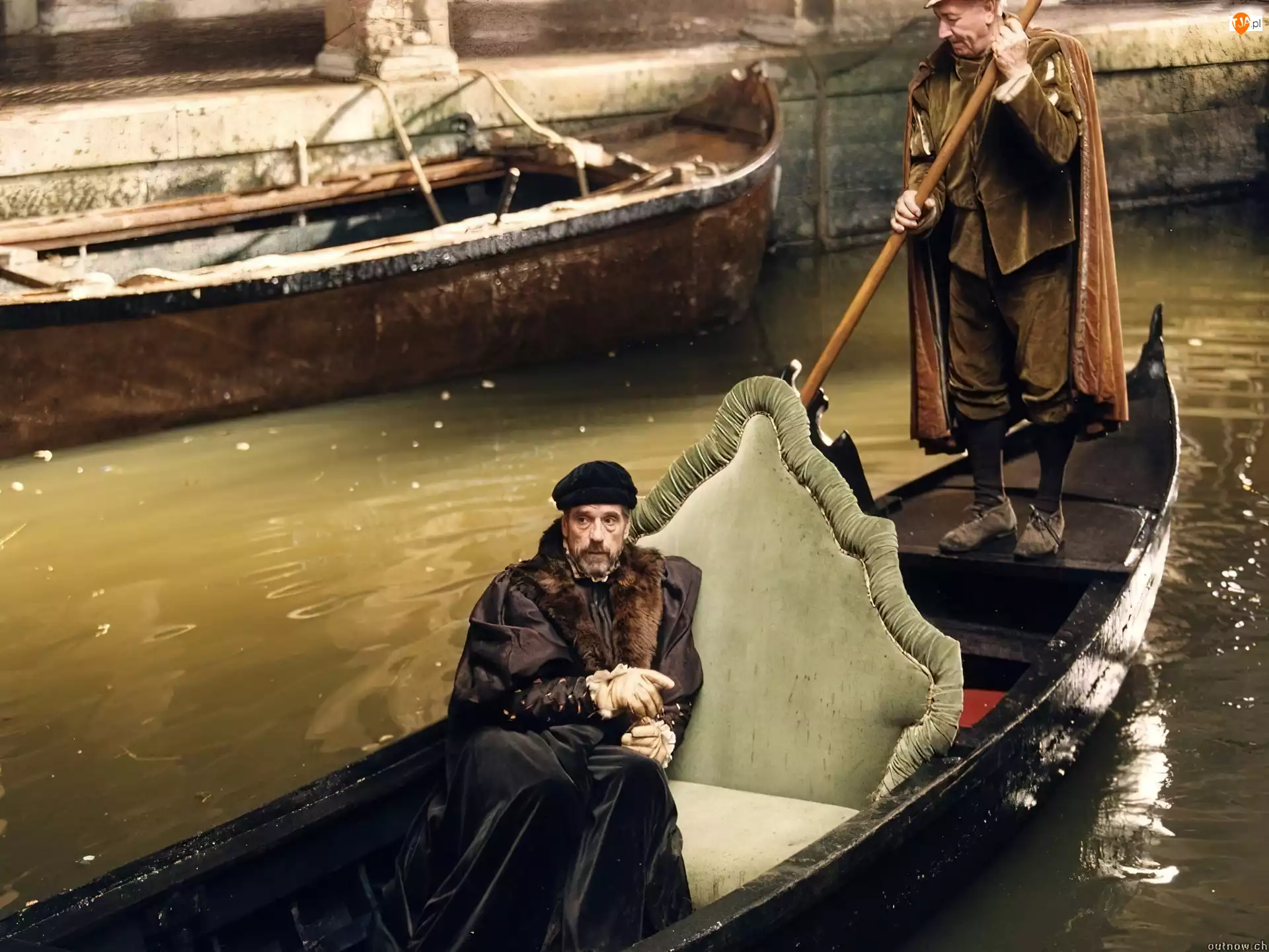Merchant of Venice, kanał, Jeremy Irons, kajak