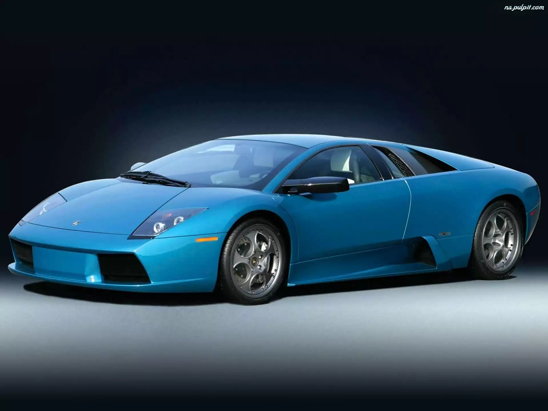 Niebieskie, Alufelgi, Lamborghini Murcielago, Chromowane