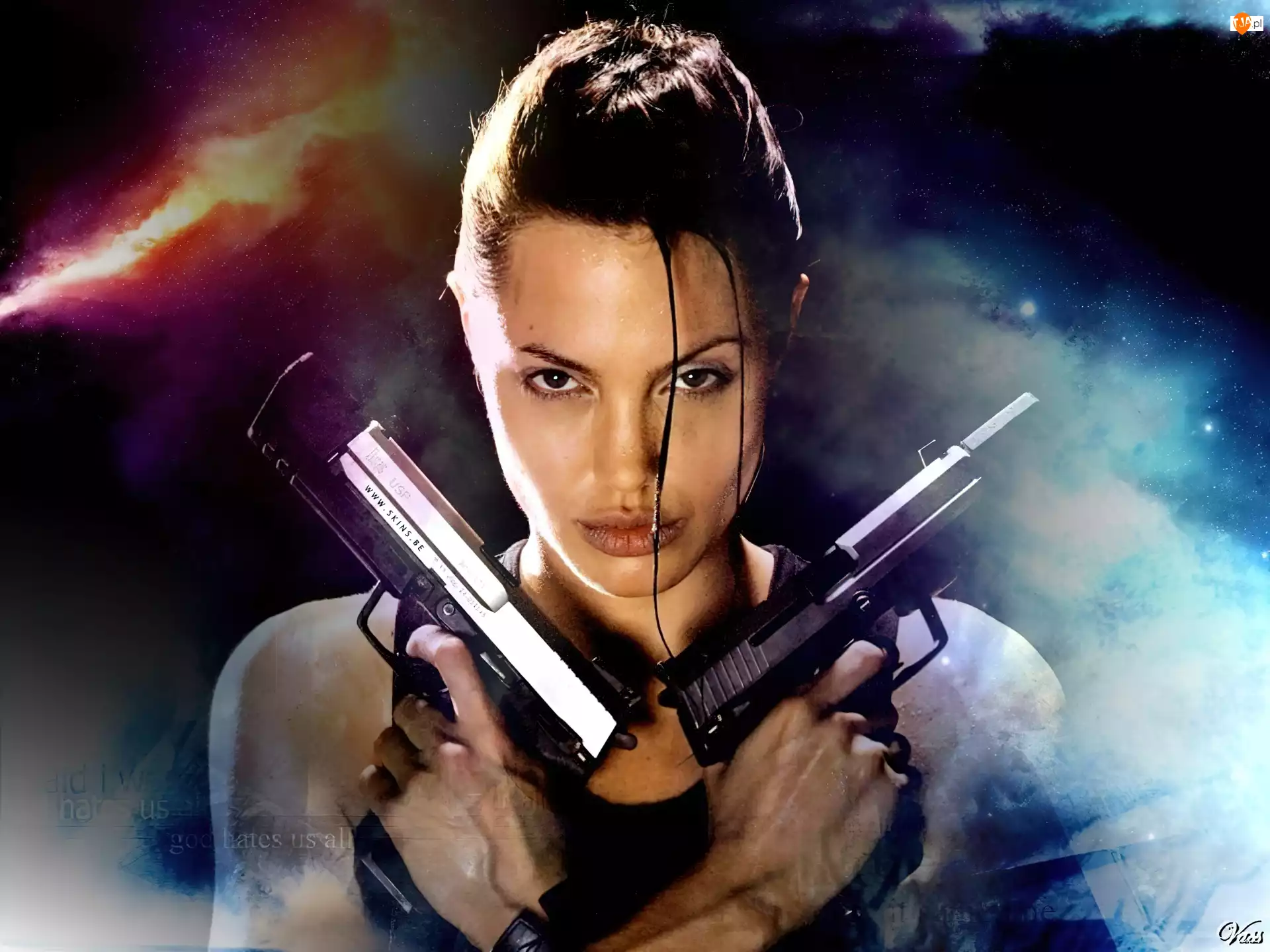 pistolety, Angelina Jolie