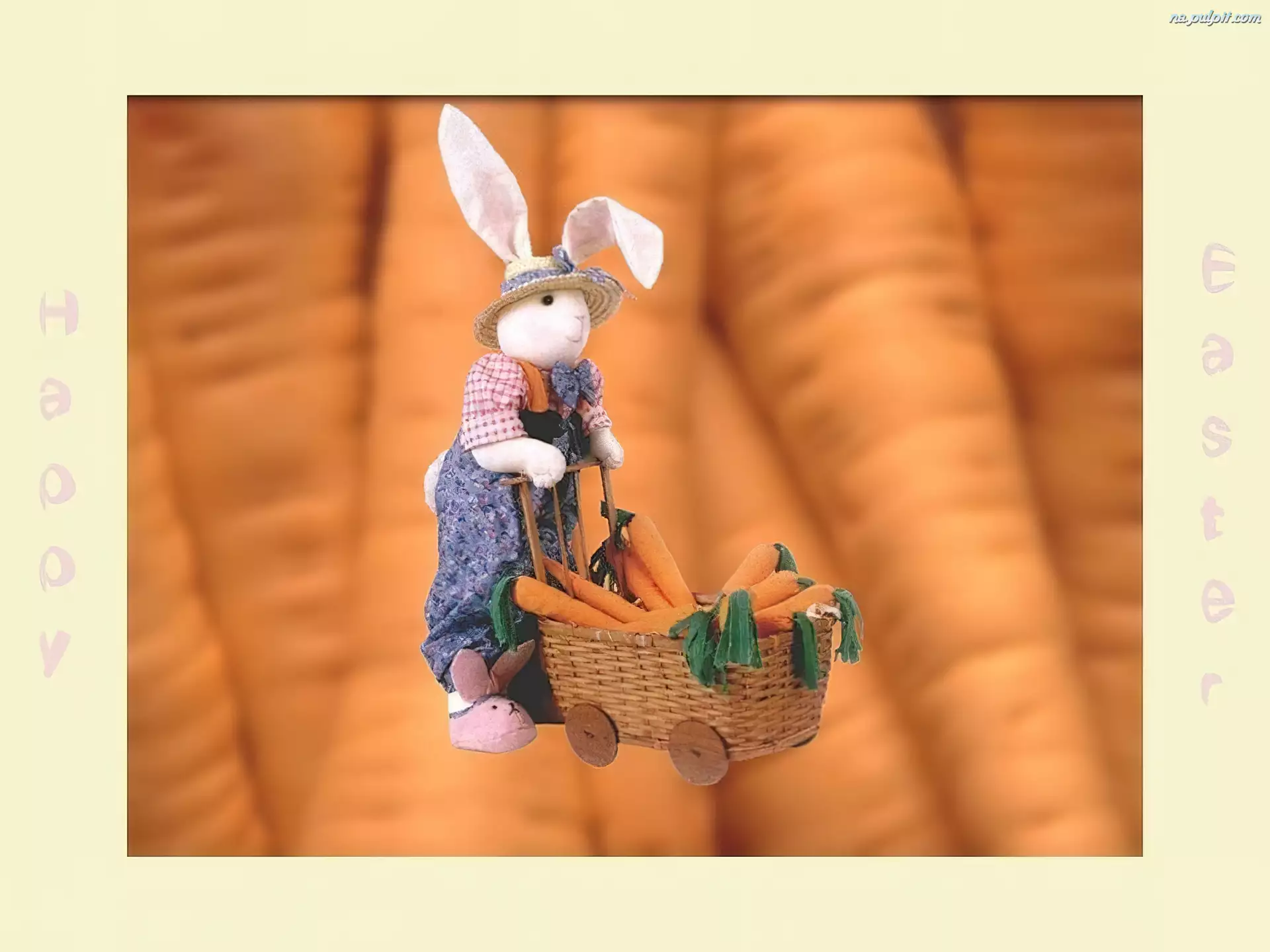 królik z marchewkami, Wielkanoc