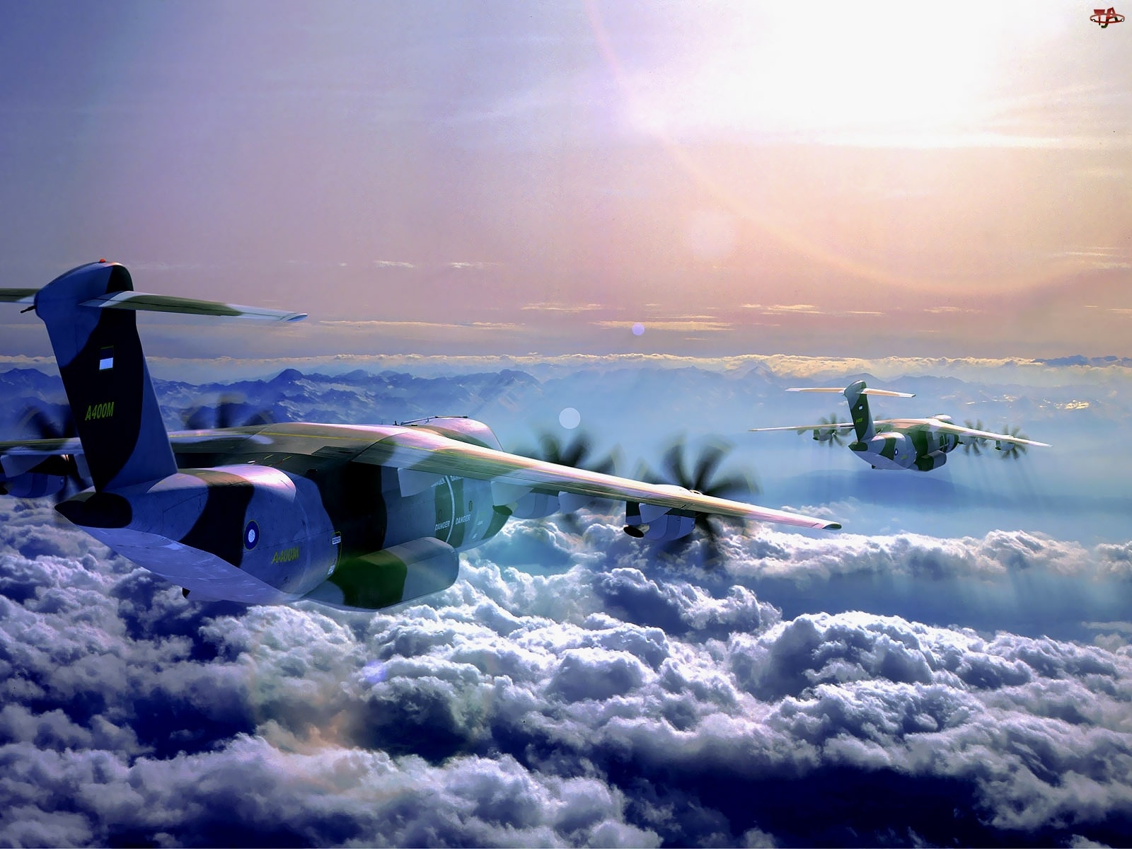 Chmury, Airbus A400M