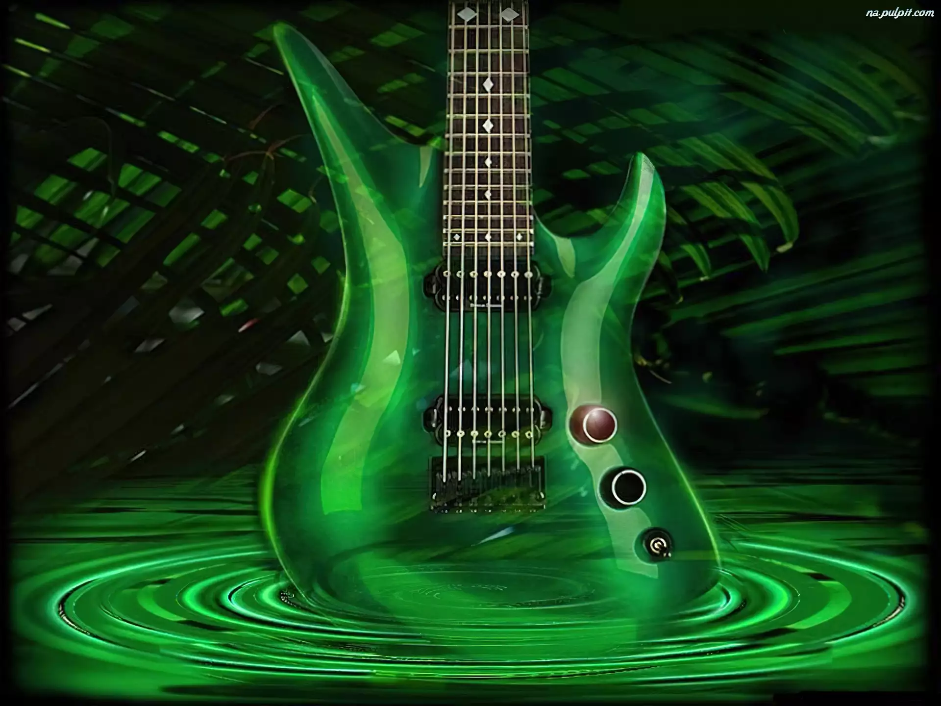 Elektryczna, Zielona, Gitara