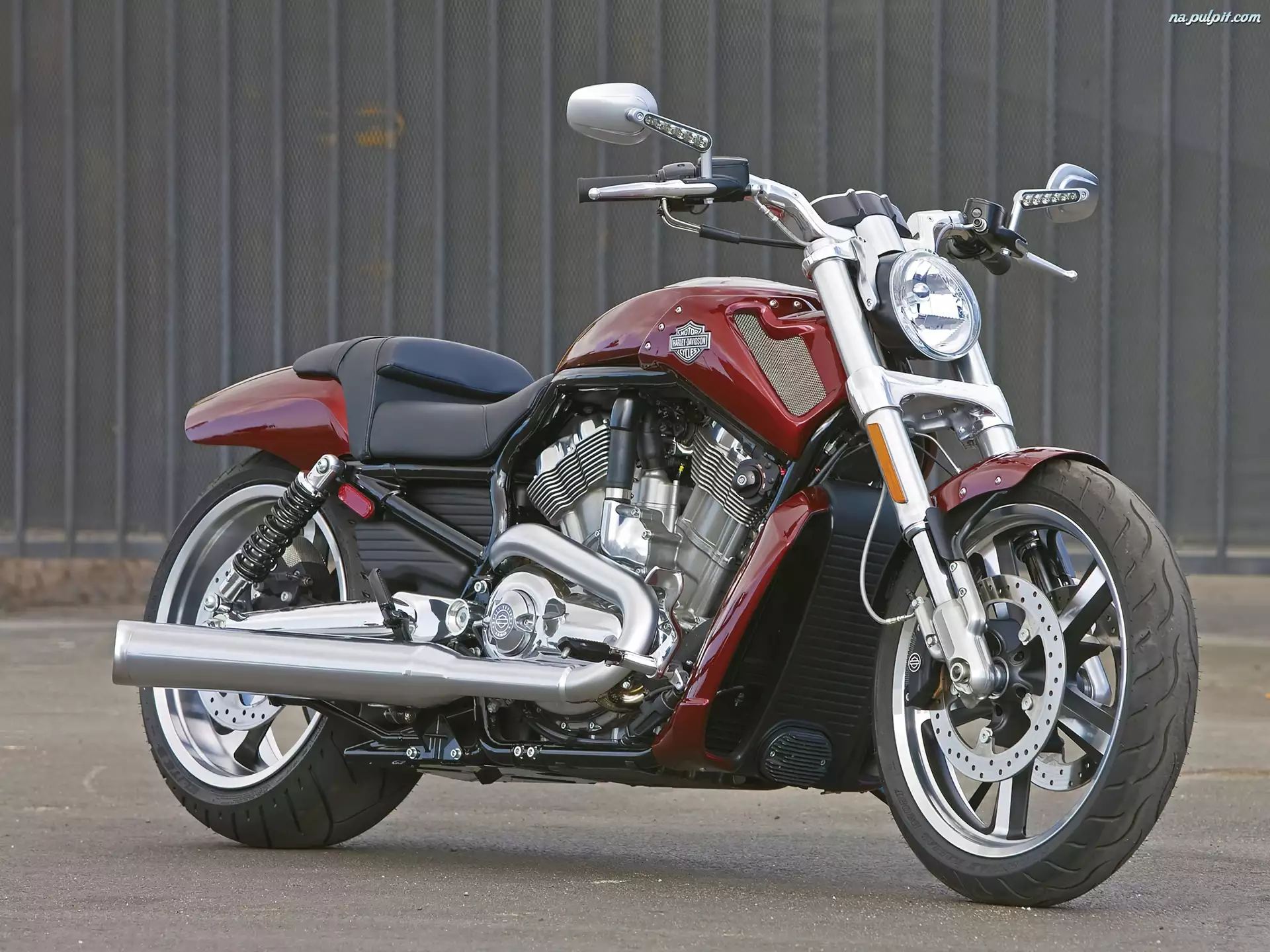 Przód, Harley Davidson V-Rod Muscle, Amortyzatory