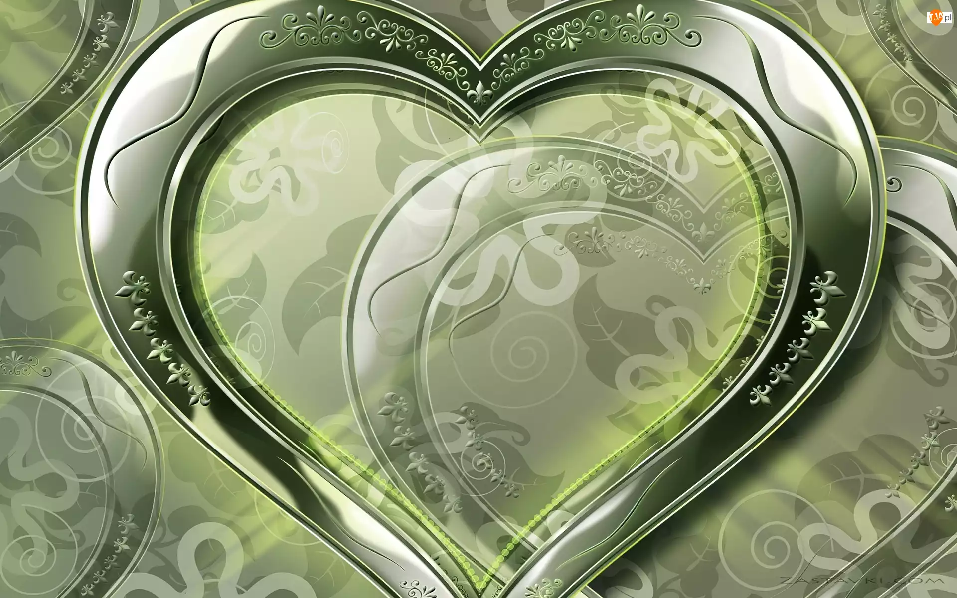 Serce, Zielone, Duże