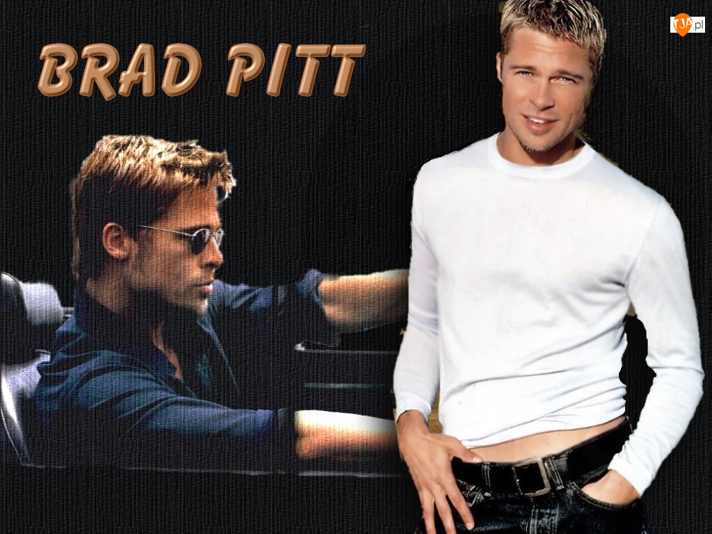 okulary, Brad Pitt, pasek