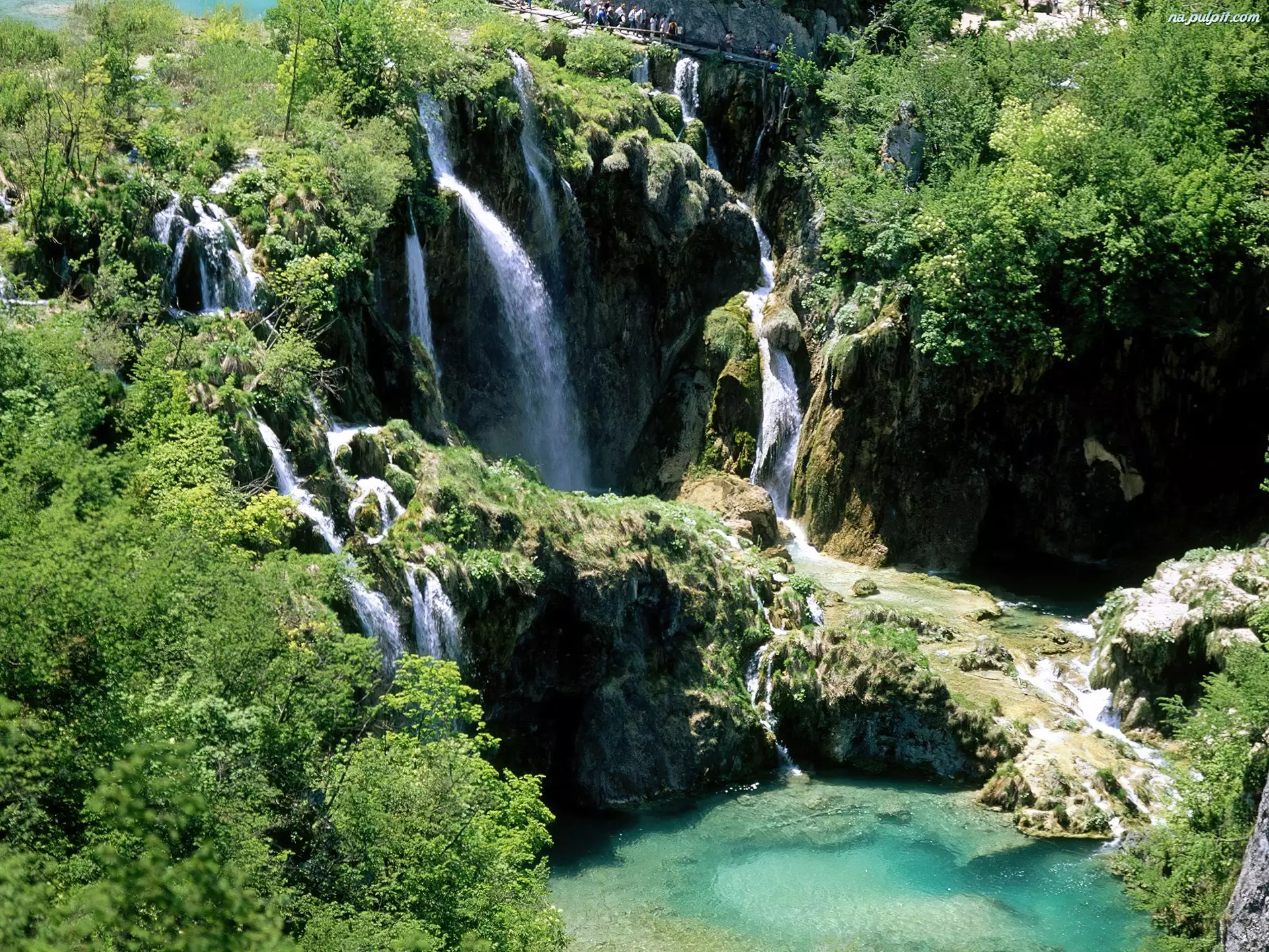 Chorwacja, Wodospad, Park, Narodowy